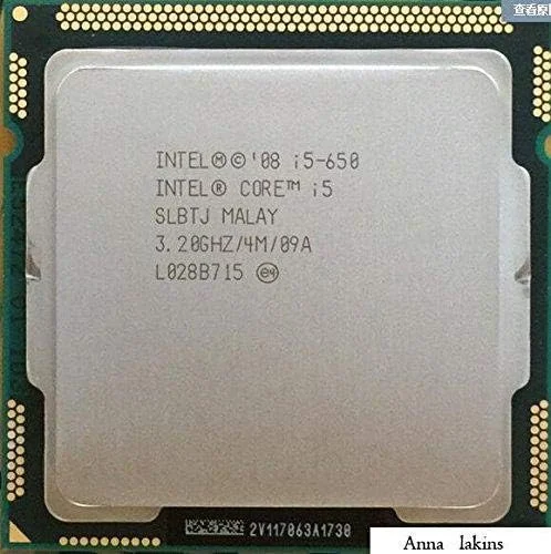 پردازنده اینتل Core i5-650 3.2 گیگاهرتز 4 مگابایت SLBTJ سوکت 1156 Clarkdale