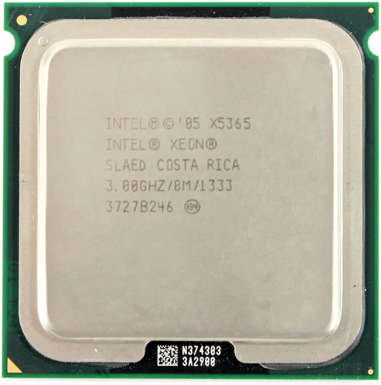 پردازنده چهارهسته‌ای Intel Xeon X5365 با سرعت 3.0 گیگاهرتز، فرکانس 1333 مگاهرتز و حافظه کش 8 مگابایت L2، سوکت LGA771 مدل Slaed