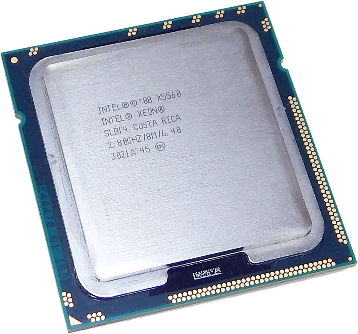 پردازنده چهارهستهای Intel Xeon X5560 با سرعت 2.8 گیگاهرتز، سرعت انتقال 6.4 گیگاترانسفر بر ثانیه، حافظه کش 8 مگابایت L3، سوکت LGA1366 مدل SLBF4 (استوک) پردازنده چهارهستهای Intel Xeon X5560 با سرعت 2.8 گیگاهرتز، سرعت انتقال 6.4 گیگاترانسفر بر ثانیه، حافظه کش 8 مگابایت L3، سوکت LGA1366 مدل SLBF4 (استوک)