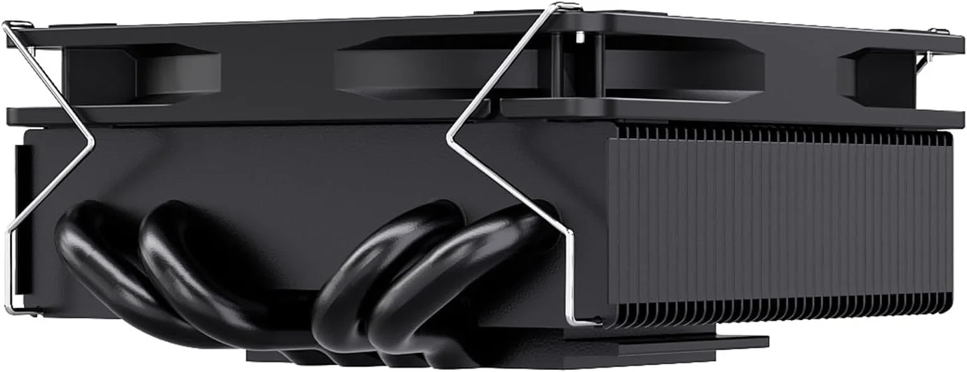 خنک کننده بادی پردازنده 45 میلی متری با 4 لوله حرارتی و فن 15 میلی متری برای LGA1700/1200/115X, AM5/AM4