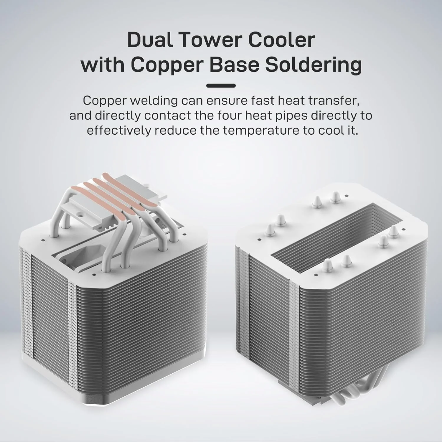 خنک کننده پردازنده ALSEYE M90، خنک کننده پردازنده بادی دو برج با طراحی فن مخفی و پوشش جلوه نور ARGB، سازگار با پلتفرم های Intel و AMD، پشتیبانی از LGA1700 (M90 سفید) خنک کننده پردازنده ALSEYE M90، خنک کننده پردازنده بادی دو برج با طراحی فن مخفی و پوشش جلوه نور ARGB، سازگار با پلتفرم های Intel و AMD، پشتیبانی از LGA1700 (M90 سفید)