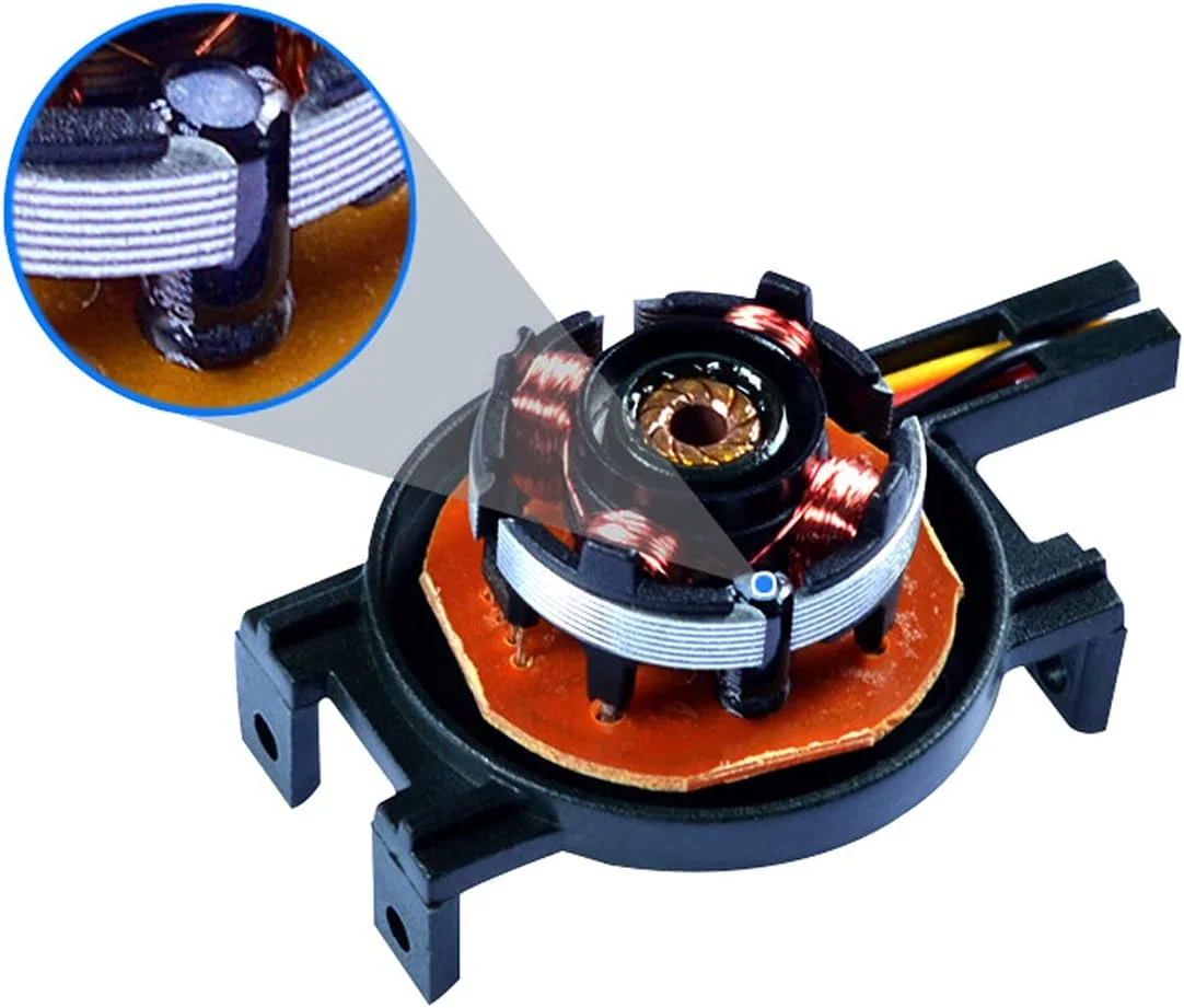 خنک کننده پردازنده بادی با پره های آلومینیومی، فن پردازنده با نور، فن بی صدا، پره های فن قابل جابجایی، مناسب برای اینتل LGA (نور چند رنگ شفاف)