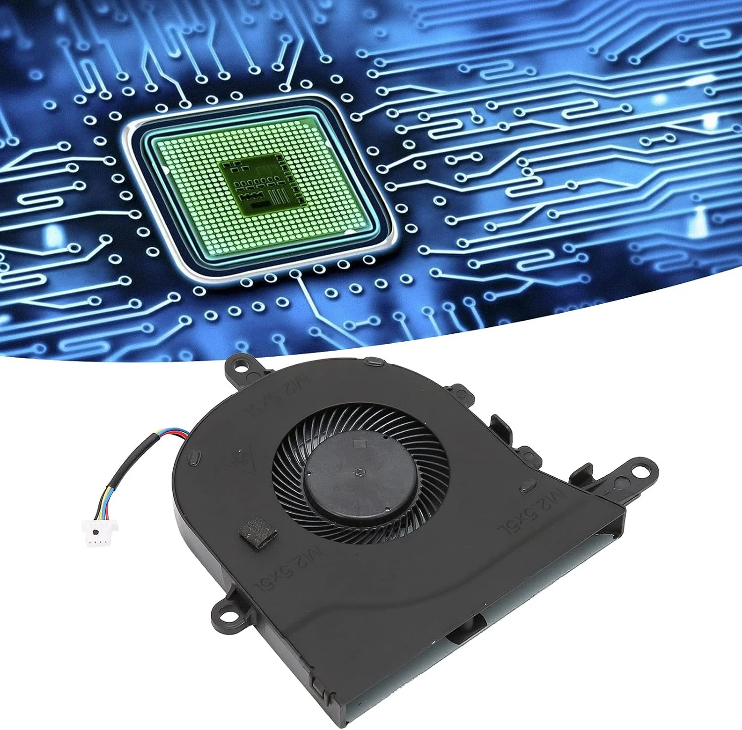 فن خنک کننده پردازنده Annadue جایگزین برای لپ تاپ های DELL Latitude 3590/E‑3590/Inspiron 15-5570/5575، فن خنک کننده جهانی پردازنده، کولر هوای پردازنده