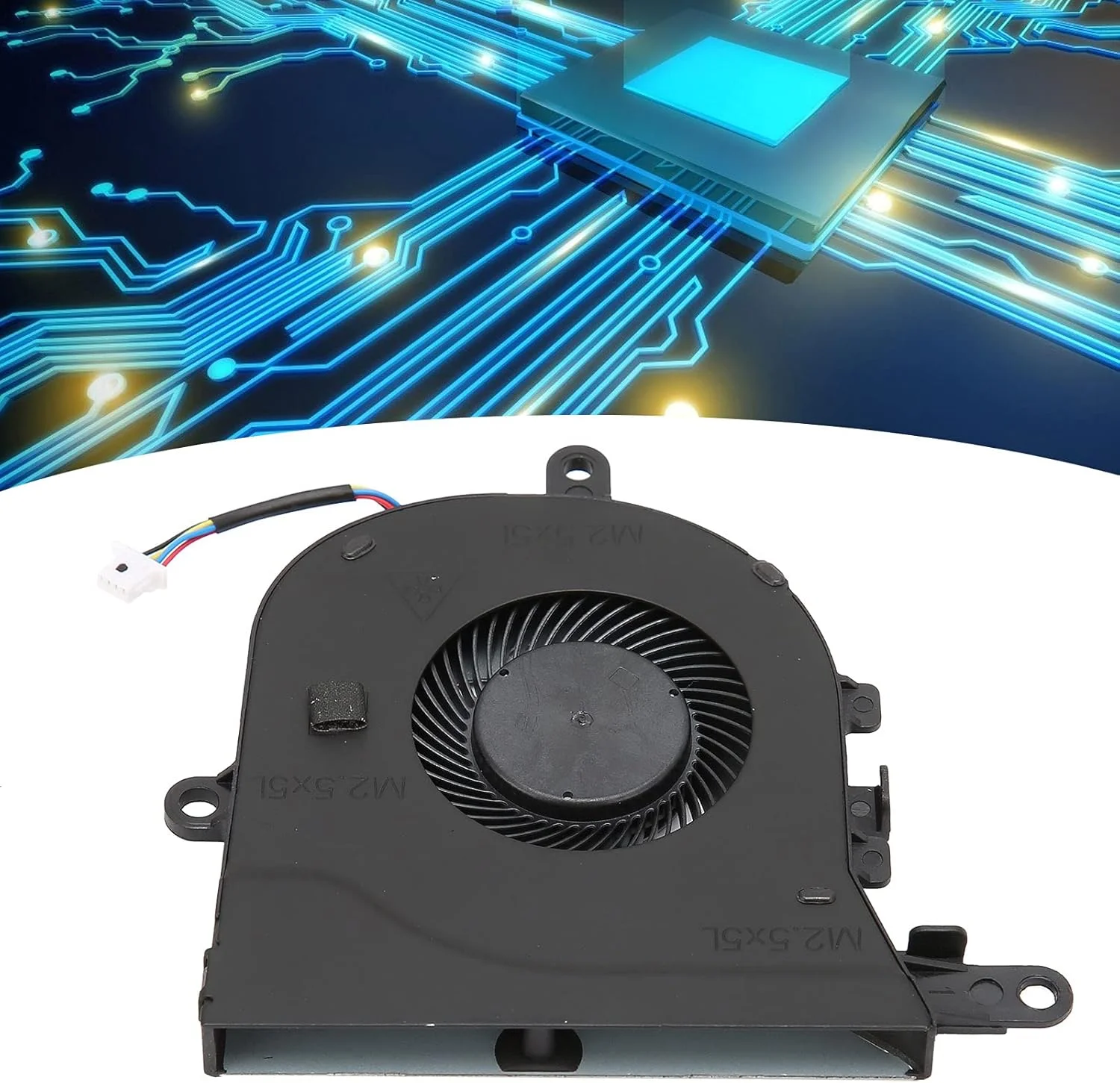 فن خنک کننده پردازنده Annadue جایگزین برای لپ تاپ های DELL Latitude 3590/E‑3590/Inspiron 15-5570/5575، فن خنک کننده جهانی پردازنده، کولر هوای پردازنده