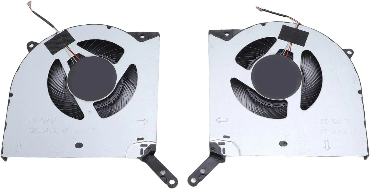 فن خنک کننده پردازنده و کارت گرافیک ASHATA، فن خنک کننده لپ تاپ آلیاژ آلومینیوم ABS با فناوری پیشرفته جریان هوا، برای سری 5 16ARH7H 15IAH7H 16IAH7 R9000P Y9000P Gen 7 2022