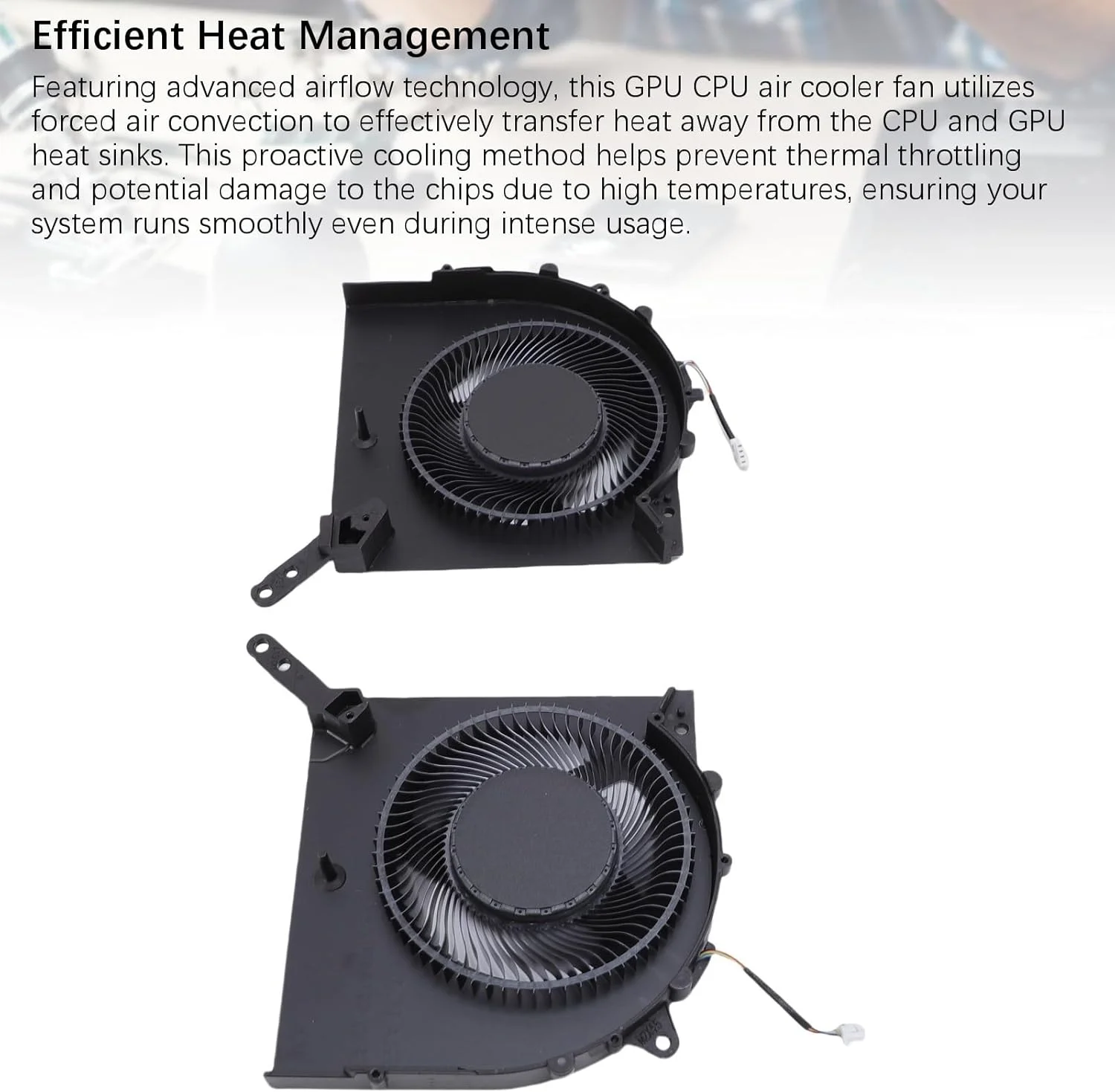 فن خنک کننده پردازنده و کارت گرافیک ASHATA، فن خنک کننده لپ تاپ آلیاژ آلومینیوم ABS با فناوری پیشرفته جریان هوا، برای سری 5 16ARH7H 15IAH7H 16IAH7 R9000P Y9000P Gen 7 2022 فن خنک کننده پردازنده و کارت گرافیک ASHATA، فن خنک کننده لپ تاپ آلیاژ آلومینیوم ABS با فناوری پیشرفته جریان هوا، برای سری 5 16ARH7H 15IAH7H 16IAH7 R9000P Y9000P Gen 7 2022