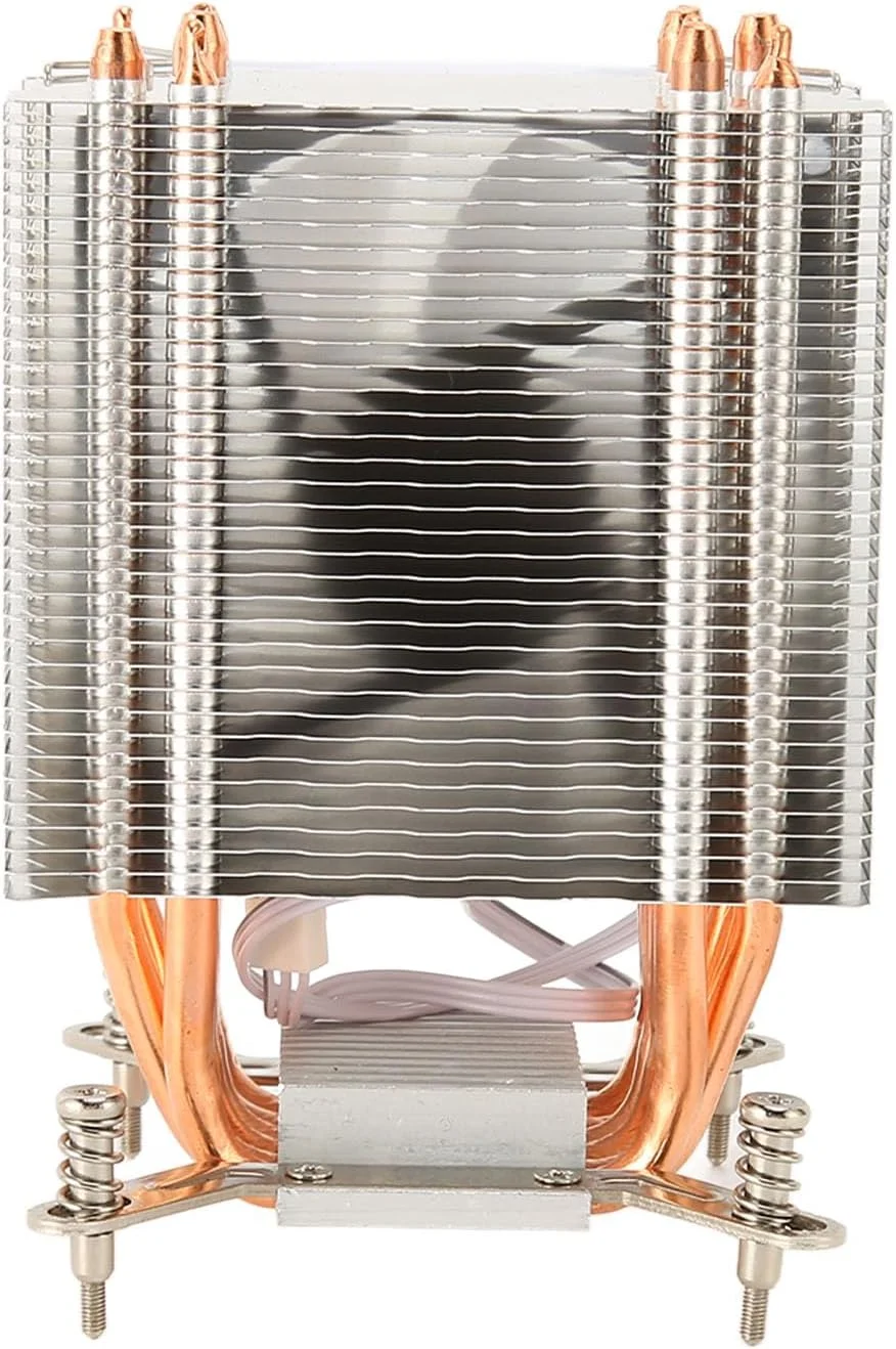 خنککننده پردازنده 9 سانتیمتری Bewinner با 6 لوله حرارتی مسی، جلوههای نورپردازی رنگارنگ، فنهای خنککننده بیصدای 3 پین برای کامپیوتر مناسب برای 775 1150 1151 1155 با نصب آسان خنککننده پردازنده 9 سانتیمتری Bewinner با 6 لوله حرارتی مسی، جلوههای نورپردازی رنگارنگ، فنهای خنککننده بیصدای 3 پین برای کامپیوتر مناسب برای 775 1150 1151 1155 با نصب آسان