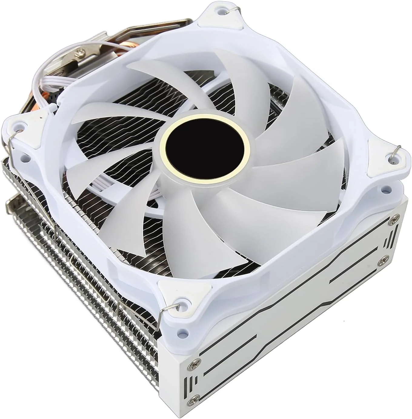 خنک کننده پردازنده کامپیوتر Bewinner، فن 120 میلی متری هیدرولیک با 4 لوله حرارتی مسی و فناوری AGHP برای AM2 AM2+