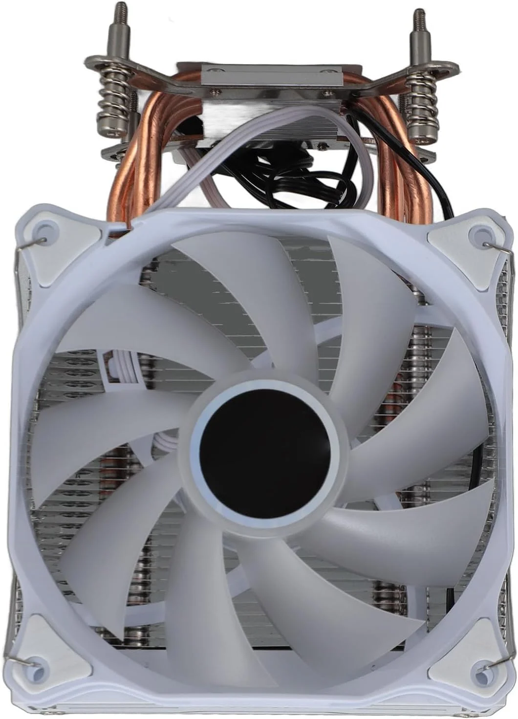 خنک کننده بادی پردازنده Bewinner، دارای 4 لوله حرارتی 12 سانتی متری 12 ولت DC 48 CFM، فن های خنک کننده پردازنده 3 سیمه با اتلاف حرارت عالی برای 1155 1156 1200 1700