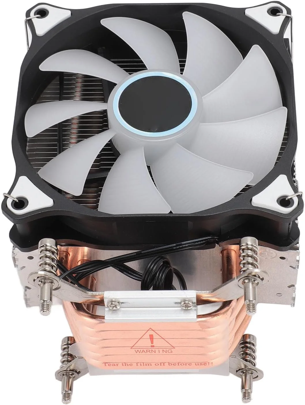 فن خنک کننده پردازنده 4.72 اینچی Bewinner، خنک کننده بادی پردازنده 12 ولت DC با اتلاف حرارت کارآمد، 48CFM 1500 RPM، عملکرد خنک کننده بی صدا برای مادربرد 2011 (نسخه B)