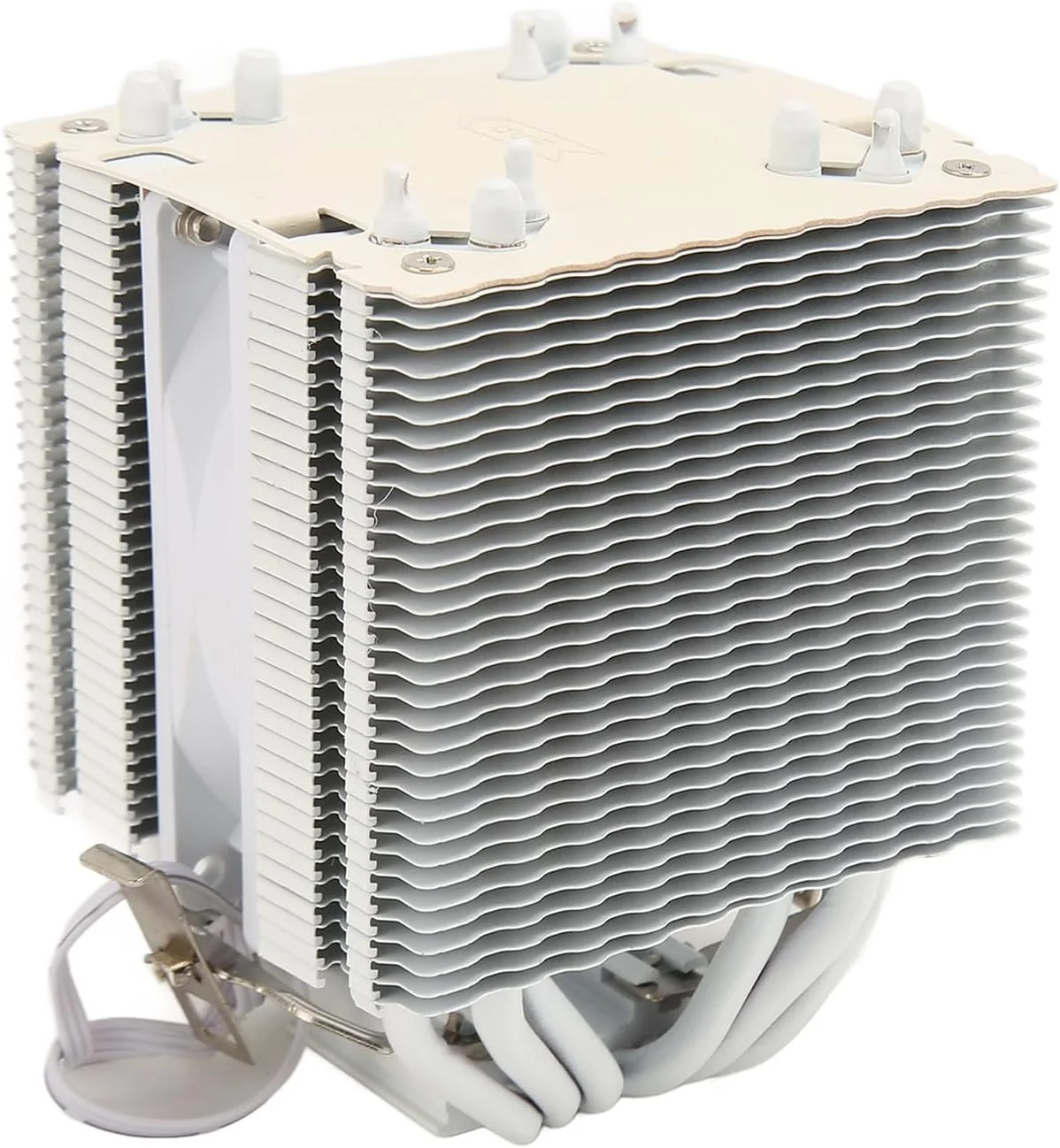 خنک کننده پردازنده Bewinner با 6 لوله حرارتی، فن خنک کننده پردازنده 3.5 اینچی برای 775 1150 1151 1155 1156 1200 1700 1356 1366، برای FM1 AM2 AM2+ AM3 برای AM4