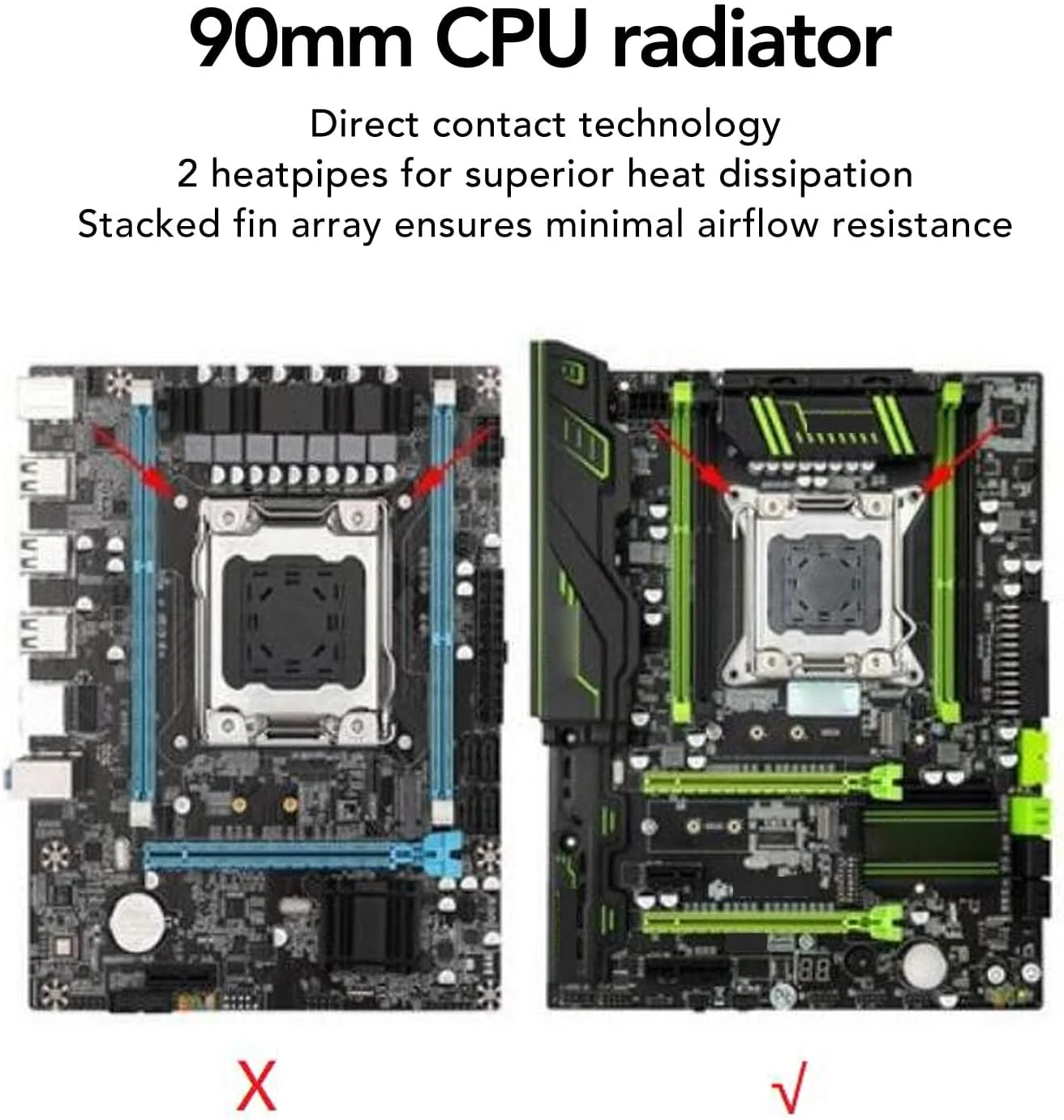 خنک کننده بادی پردازنده Bewinner، دارای 6 لوله حرارتی و فن خنک کننده 3 پین برای مادربرد 2011، فن های خنک کننده پردازنده کامپیوتر با صفحه پشتی، فن خنک کننده پردازنده 3 پین 12VDC 48CFM 22dB با بلبرینگ هیدرولیک خنک کننده بادی پردازنده Bewinner، دارای 6 لوله حرارتی و فن خنک کننده 3 پین برای مادربرد 2011، فن های خنک کننده پردازنده کامپیوتر با صفحه پشتی، فن خنک کننده پردازنده 3 پین 12VDC 48CFM 22dB با بلبرینگ هیدرولیک