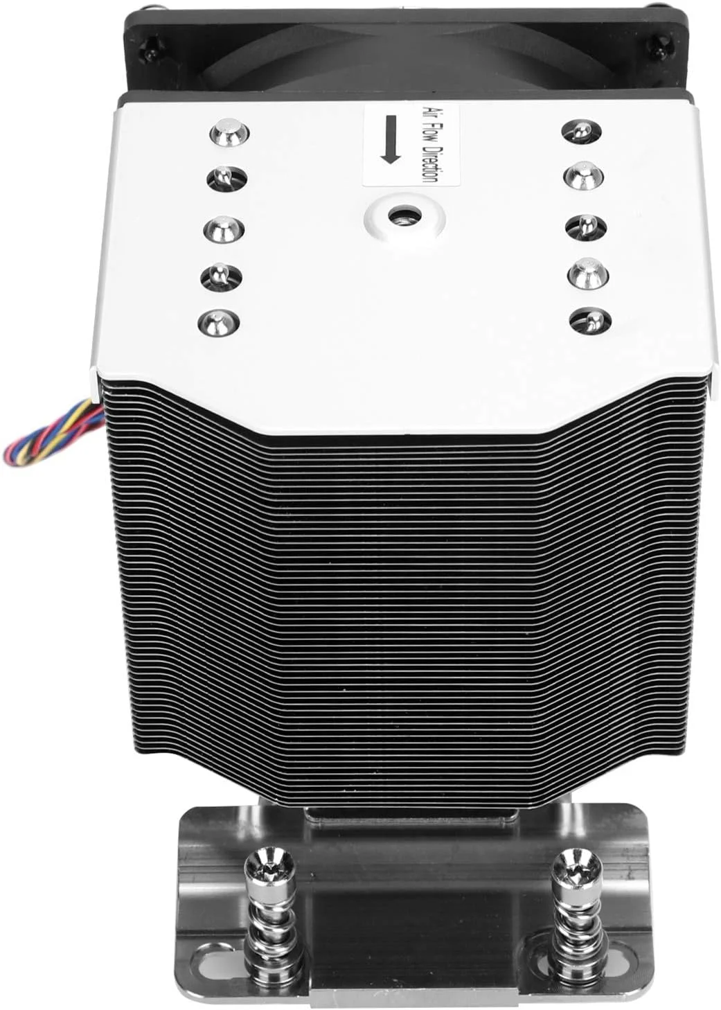 خنک کننده پردازنده مرکزی Bewinner SNK-P0064AP4، خنک کننده بادی پردازنده مرکزی 119 میلی متری 4 پین 5 لوله حرارتی، رادیاتور فن خنک کننده 3800 دور در دقیقه، لوازم کامپیوتر برای سوکت EPYC 7000 SP3