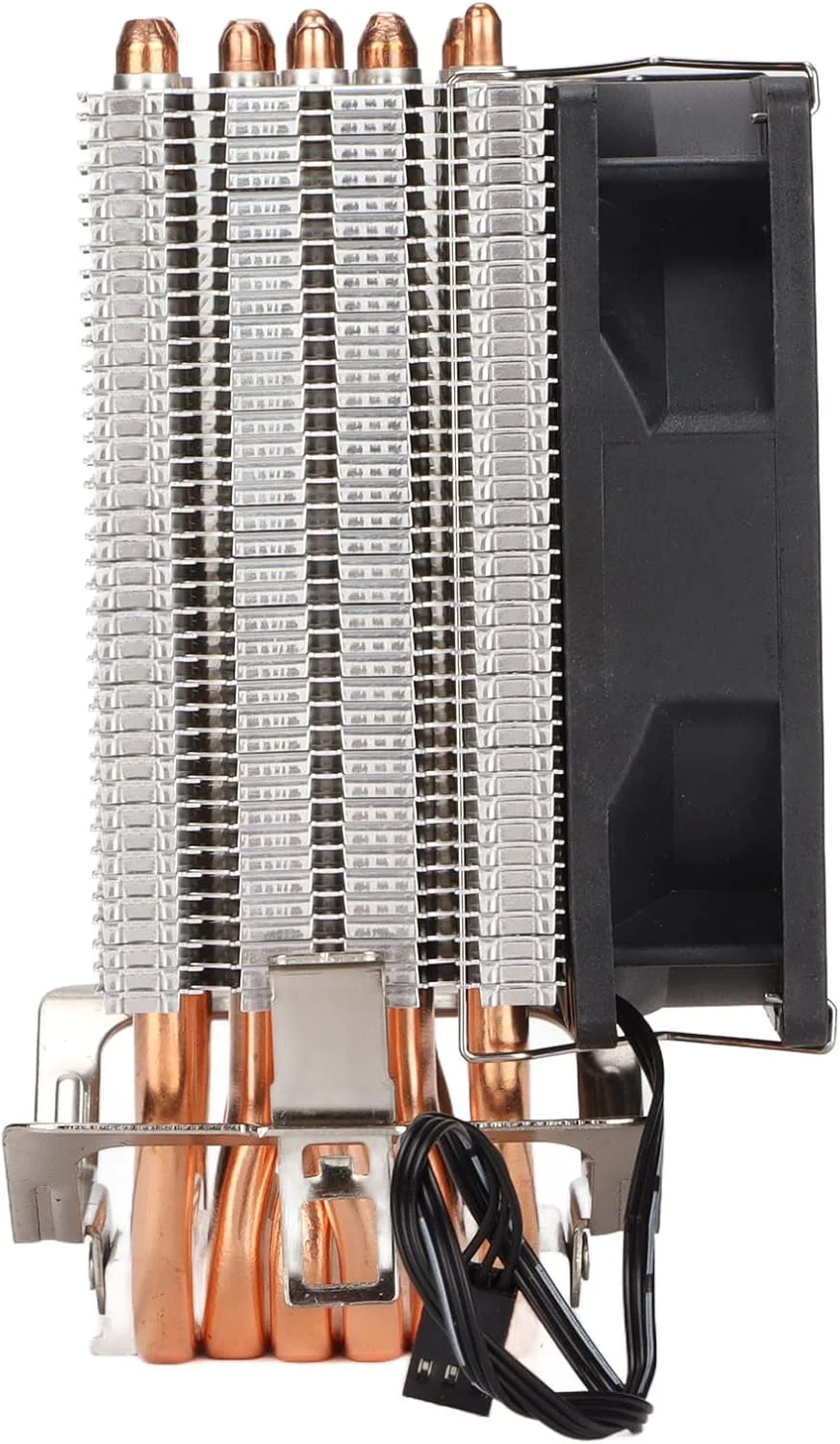 خنک کننده پردازنده RGB Bewinner، خنک کننده پردازنده با تکنولوژی انتقال مستقیم حرارت، جریان هوای عالی، نویز کم، شش لوله، فن پردازنده RGB 3 پین، سازگاری گسترده (تک فن)