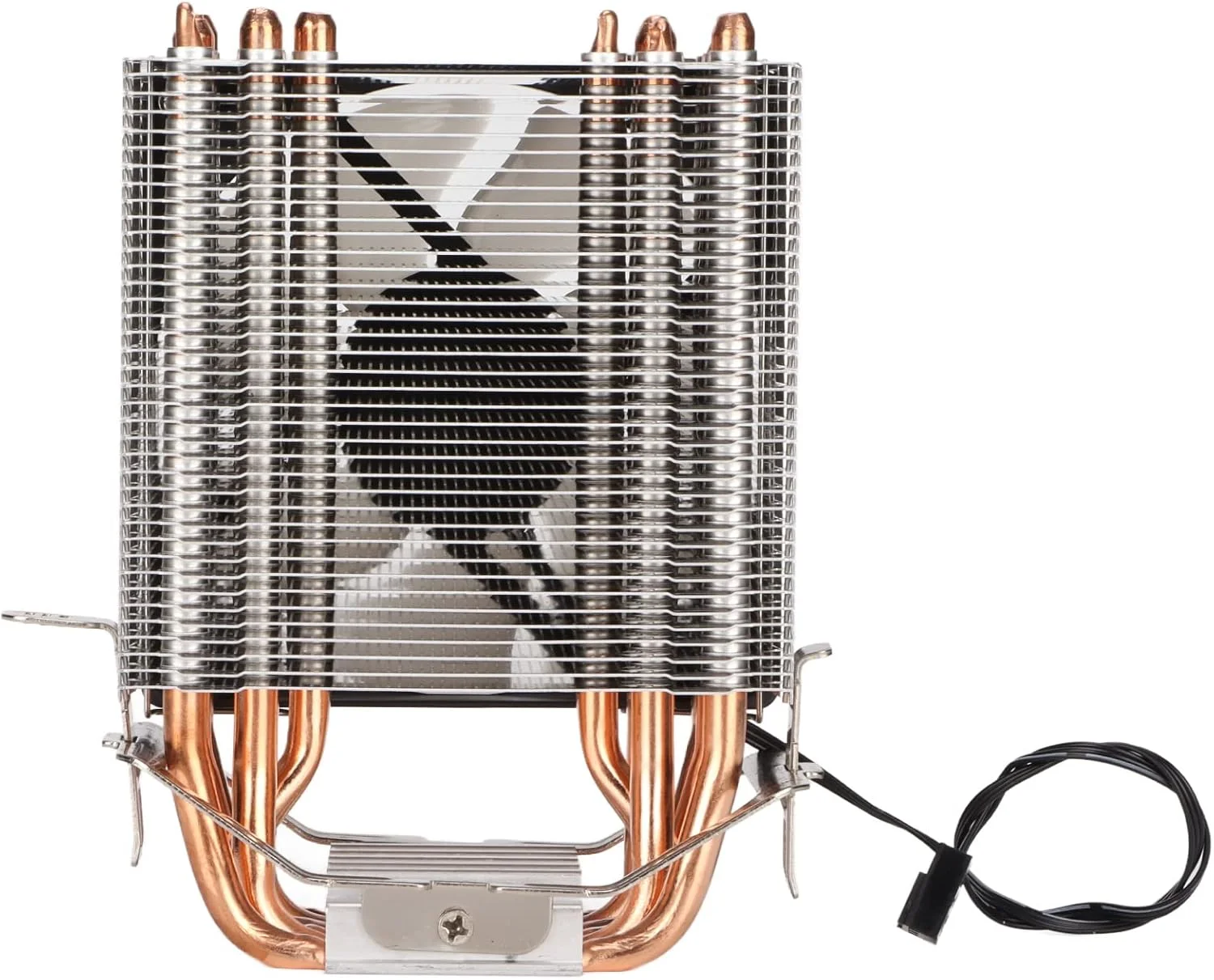 خنک کننده پردازنده RGB Bewinner، خنک کننده پردازنده با تکنولوژی انتقال مستقیم حرارت، جریان هوای عالی، نویز کم، شش لوله، فن پردازنده RGB 3 پین، سازگاری گسترده (تک فن)