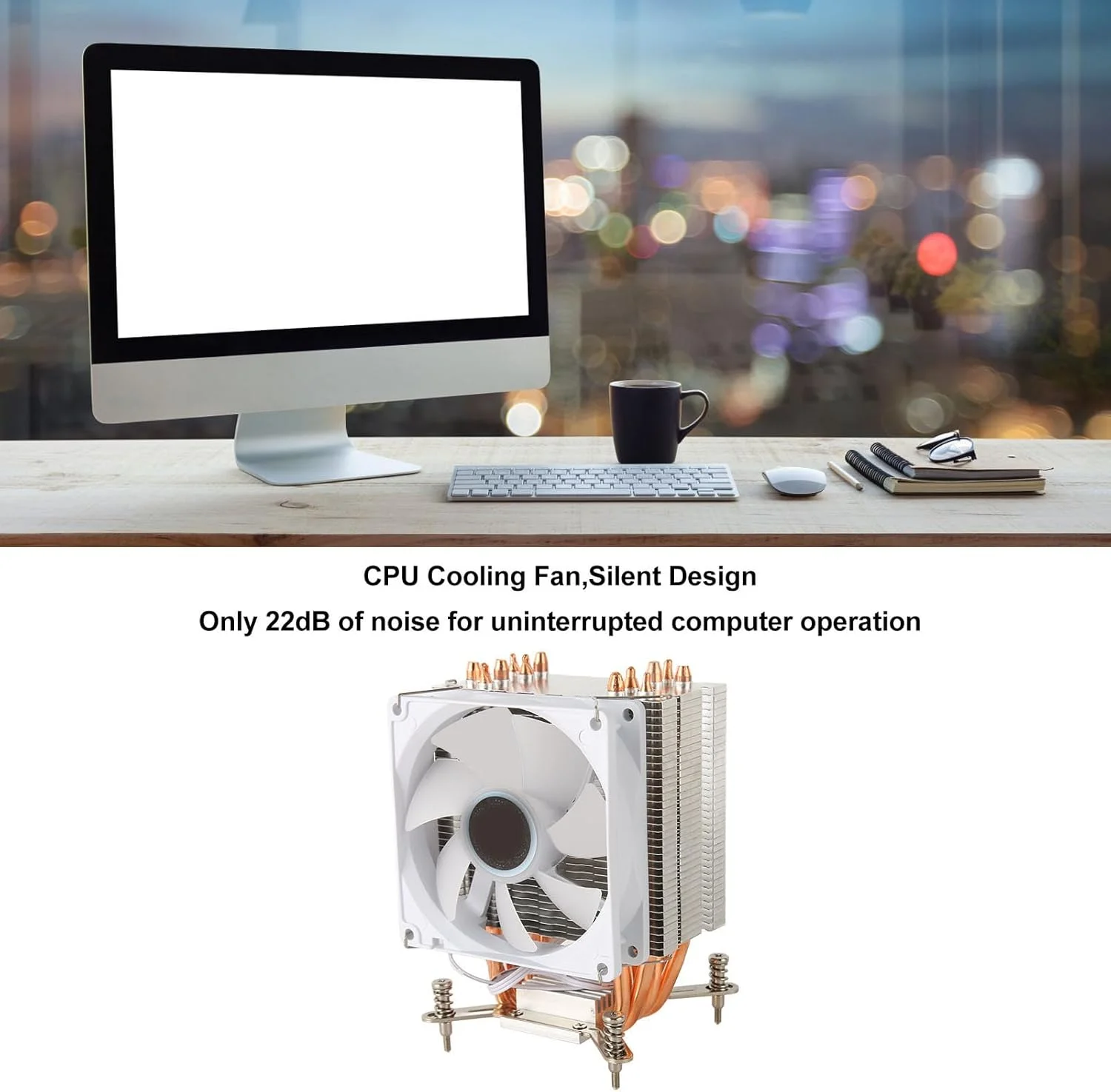 خنک کننده بادی پردازنده RGB برو لئو، 6 لوله حرارتی مسی با جلوه های نورپردازی رنگارنگ، خنک کننده پردازنده 3 پین 9 سانتی متری بی صدا، فن خنک کننده پردازنده آلومینیومی برای 775 1150 1151 1155 1156 1200 1700 1356 1366