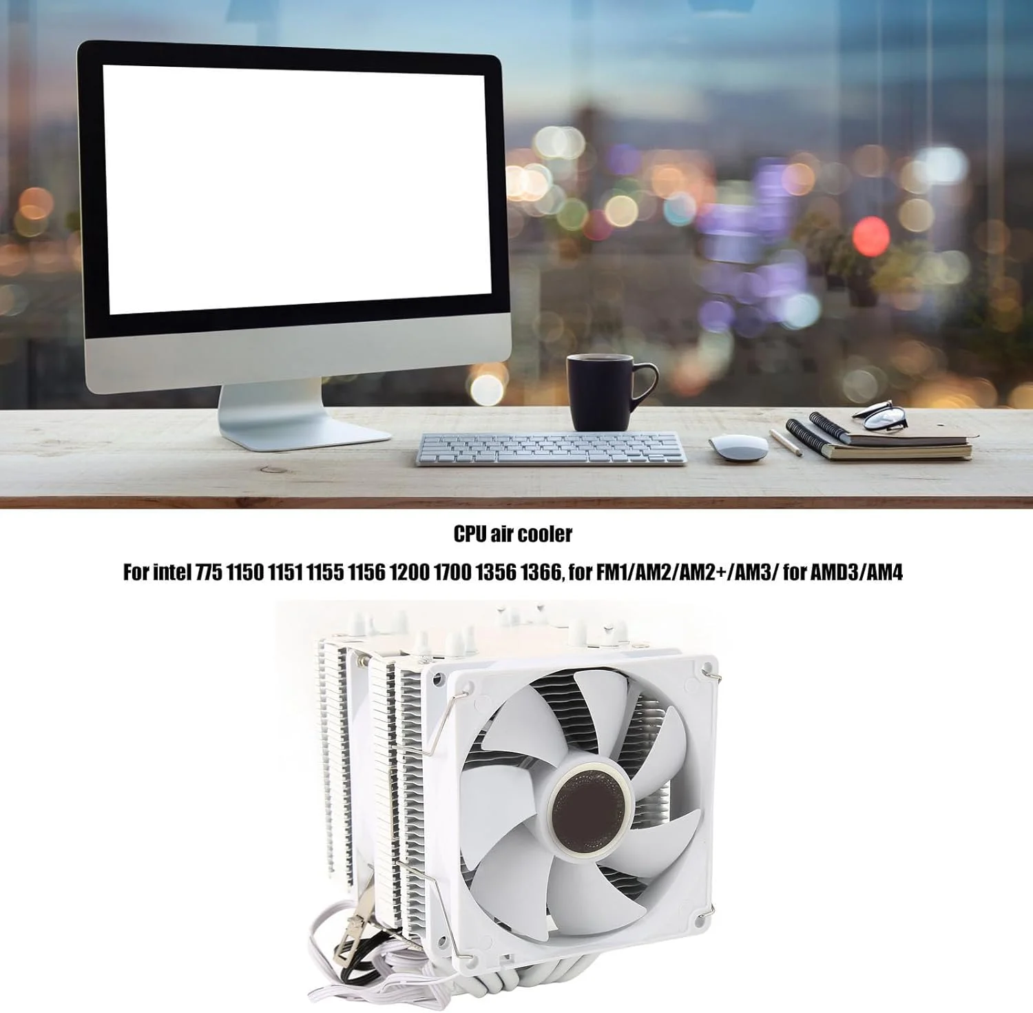 خنک کننده پردازنده ciciglow، 9 سانتی متر، دو برج، 6 لوله حرارتی، 3 پین، فن خنک کننده دوگانه پردازنده، سفید، خنک کننده بادی پردازنده کامپیوتر به همراه براکت برای 775 1150 1151 1155 1156 1200 1700 1356 1366 خنک کننده پردازنده ciciglow، 9 سانتی متر، دو برج، 6 لوله حرارتی، 3 پین، فن خنک کننده دوگانه پردازنده، سفید، خنک کننده بادی پردازنده کامپیوتر به همراه براکت برای 775 1150 1151 1155 1156 1200 1700 1356 1366
