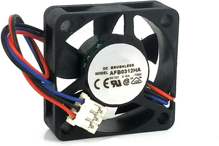 خنک کننده فن پردازنده، فن خنک کننده کامپیوتر جایگزین خنک کننده هوای پردازنده برای AFB0312HA 12V 0.15A 3 پین 30 * 30 * 10mm فریزر هوای کیس کامپیوتر مربعی سرور
