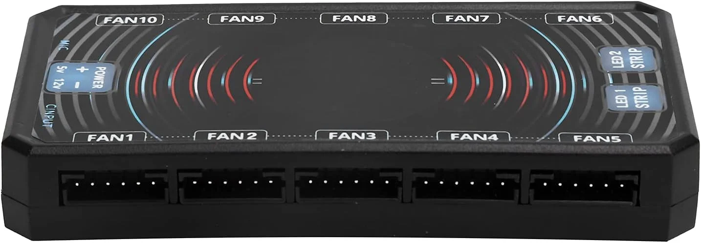 فن خنک کننده کیس کامپیوتر، فن خنک کننده پردازنده چند رنگ RGB، طراحی قاب بهبود یافته با حجم هوای زیاد 12 ولت DC 6 پین، عملکرد بی صدا برای کامپیوتر