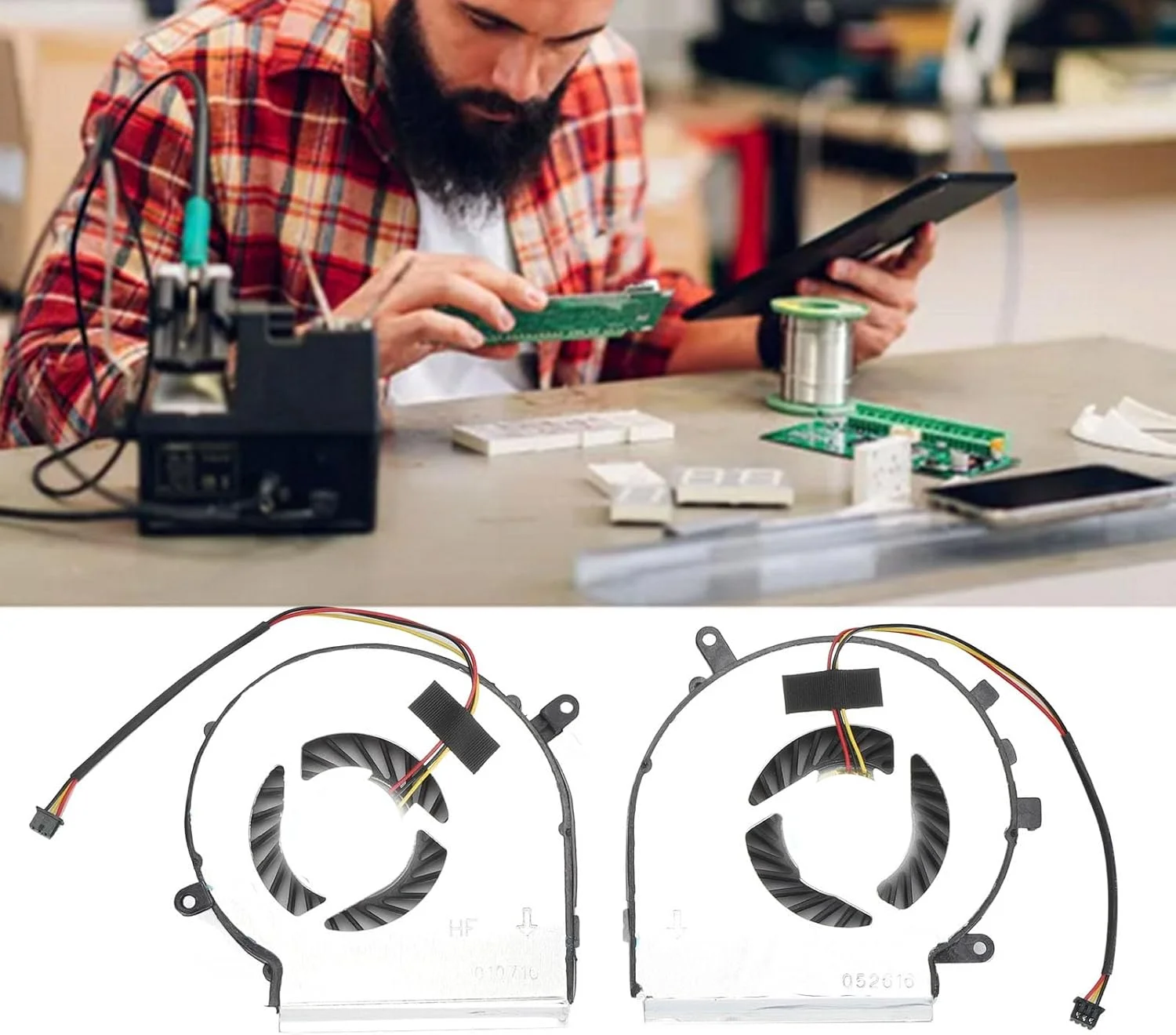 خنک کننده پردازنده، فن 3 پین GPU CPU، فن خنک کننده پردازنده آلیاژ آلومینیوم برای سری های MSi GE62 GE72 PE60 PE70 GL62 GL72 GP62 GP72 MS 16J1 MS 16J5 MS 1791 MS 1795