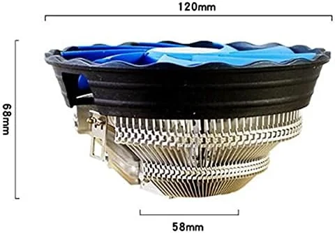 خنک کننده پردازنده بادی، بدون صدا، آلومینیومی ۱۲ سانتی متری، ۱۲ ولت، سرعت چرخش ۲۰۰۰ دور در دقیقه برای اینتل و AMD خنک کننده پردازنده بادی، بدون صدا، آلومینیومی ۱۲ سانتی متری، ۱۲ ولت، سرعت چرخش ۲۰۰۰ دور در دقیقه برای اینتل و AMD
