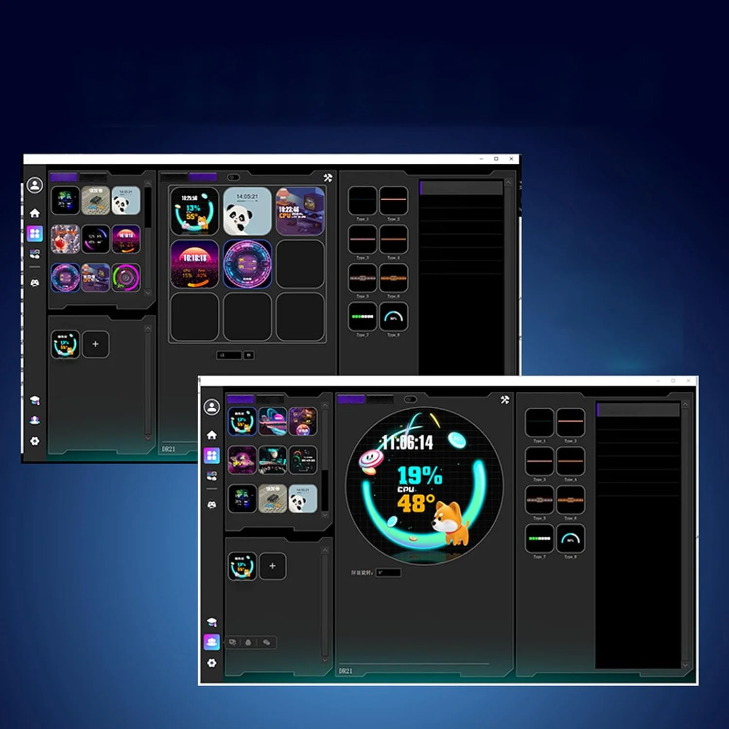 نمایشگر LCD خنک کننده پردازنده، نمایشگر دمای خنک کننده آبی پردازنده، صفحه نمایش خنک کننده آبی با تم پویا DIY، صفحه نمایش ثانویه کیس کامپیوتر با USB RGB (سفید) نمایشگر LCD خنک کننده پردازنده، نمایشگر دمای خنک کننده آبی پردازنده، صفحه نمایش خنک کننده آبی با تم پویا DIY، صفحه نمایش ثانویه کیس کامپیوتر با USB RGB (سفید)