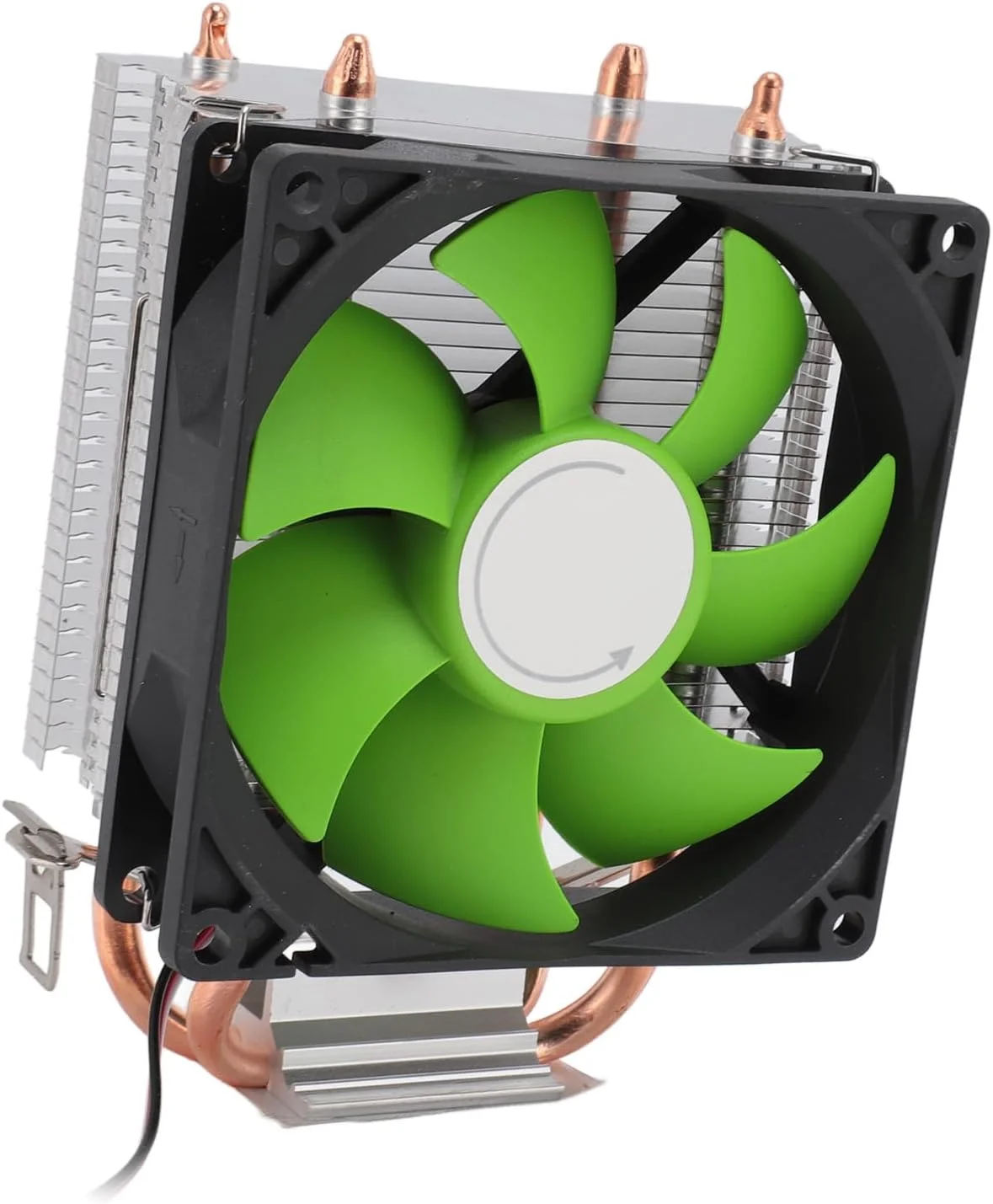 خنک کننده بادی پردازنده، دارای لوله های حرارتی دوتایی، نویز کم با بلبرینگ هیدرولیک، 48CFM، DC12V، برای LGA 775 1150 1151 1155 1156 1200 1700 1356 1366، AM4 AM3 AM2 (نسخه غیر نورانی)