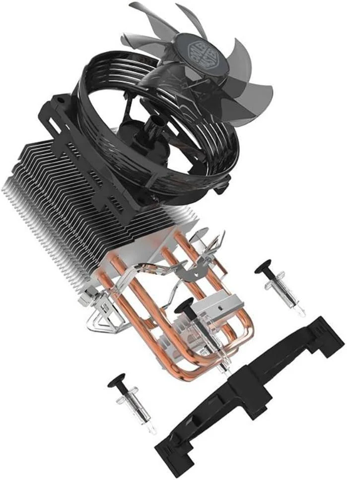 خنک کننده پردازنده کولر مستر Hyper T20 - مشکی | پشتیبانی از سوکت پردازنده Intel & AMD - LGA1200, LGA1151, LGA1150, LGA1155, LGA1156, LGA775, AM4, AM3+, AM3, AM2, FM2+, FM2, FM1 | خنک کننده بادی پردازنده خنک کننده پردازنده کولر مستر Hyper T20 - مشکی | پشتیبانی از سوکت پردازنده Intel & AMD - LGA1200, LGA1151, LGA1150, LGA1155, LGA1156, LGA775, AM4, AM3+, AM3, AM2, FM2+, FM2, FM1 | خنک کننده بادی پردازنده