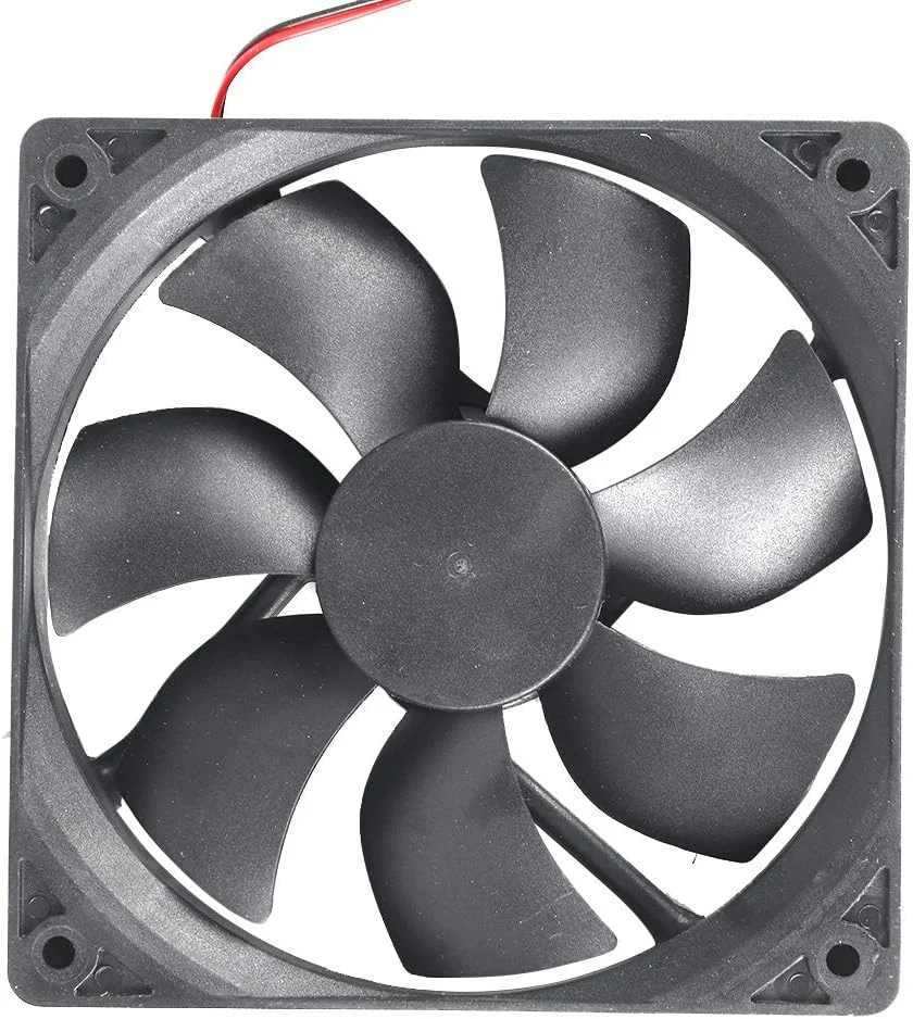 فن خنک کننده 120 میلی متری DC 12 ولت 2 پین کم صدا رادیاتور خنک کننده کامپیوتر 1500 دور در دقیقه سیستم خنک کننده CPU خنک کننده بی صدا PC