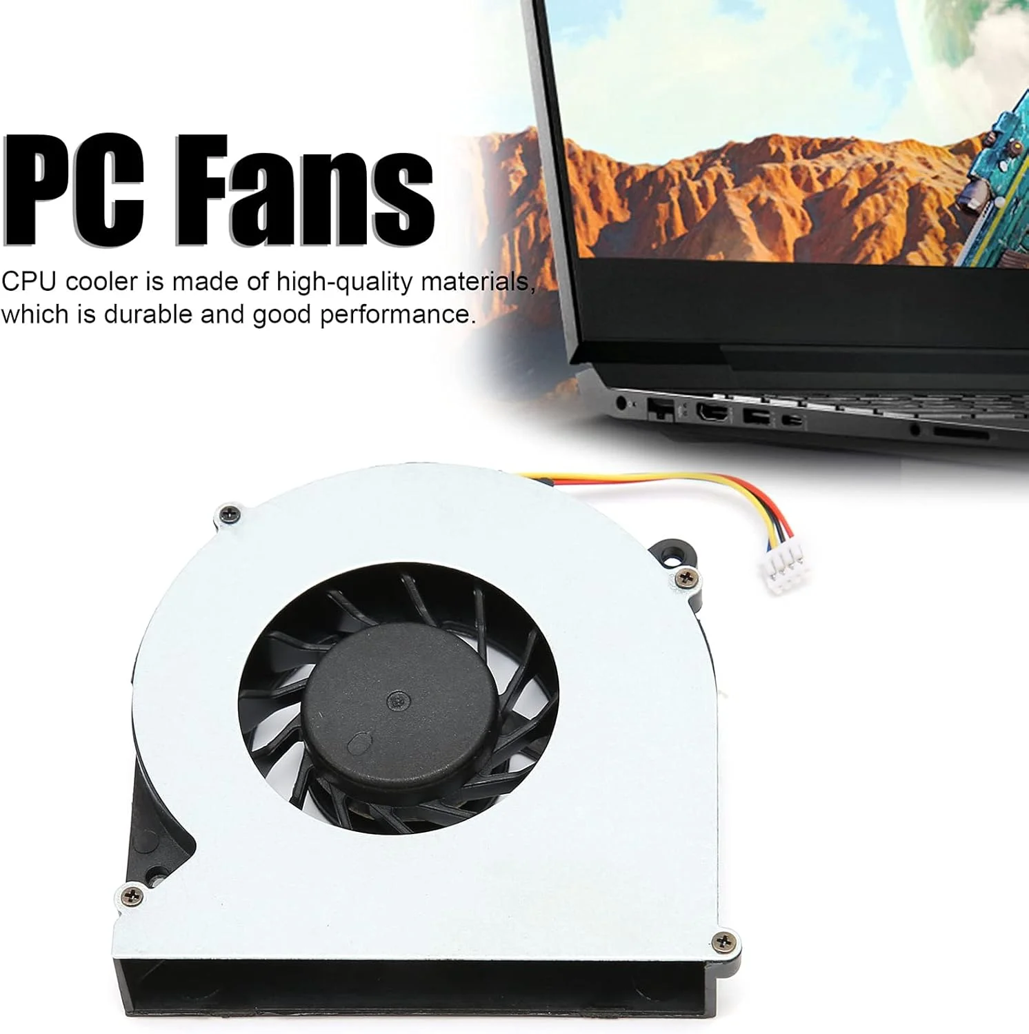 فن خنک کننده پردازنده، خنک کننده بادی پردازنده 4 پین، خنک کننده رادیاتور کامپیوتر با اتلاف حرارت قوی، برای HP 4530s/6460b/EliteBook/8460p/8470p فن خنک کننده پردازنده، خنک کننده بادی پردازنده 4 پین، خنک کننده رادیاتور کامپیوتر با اتلاف حرارت قوی، برای HP 4530s/6460b/EliteBook/8460p/8470p