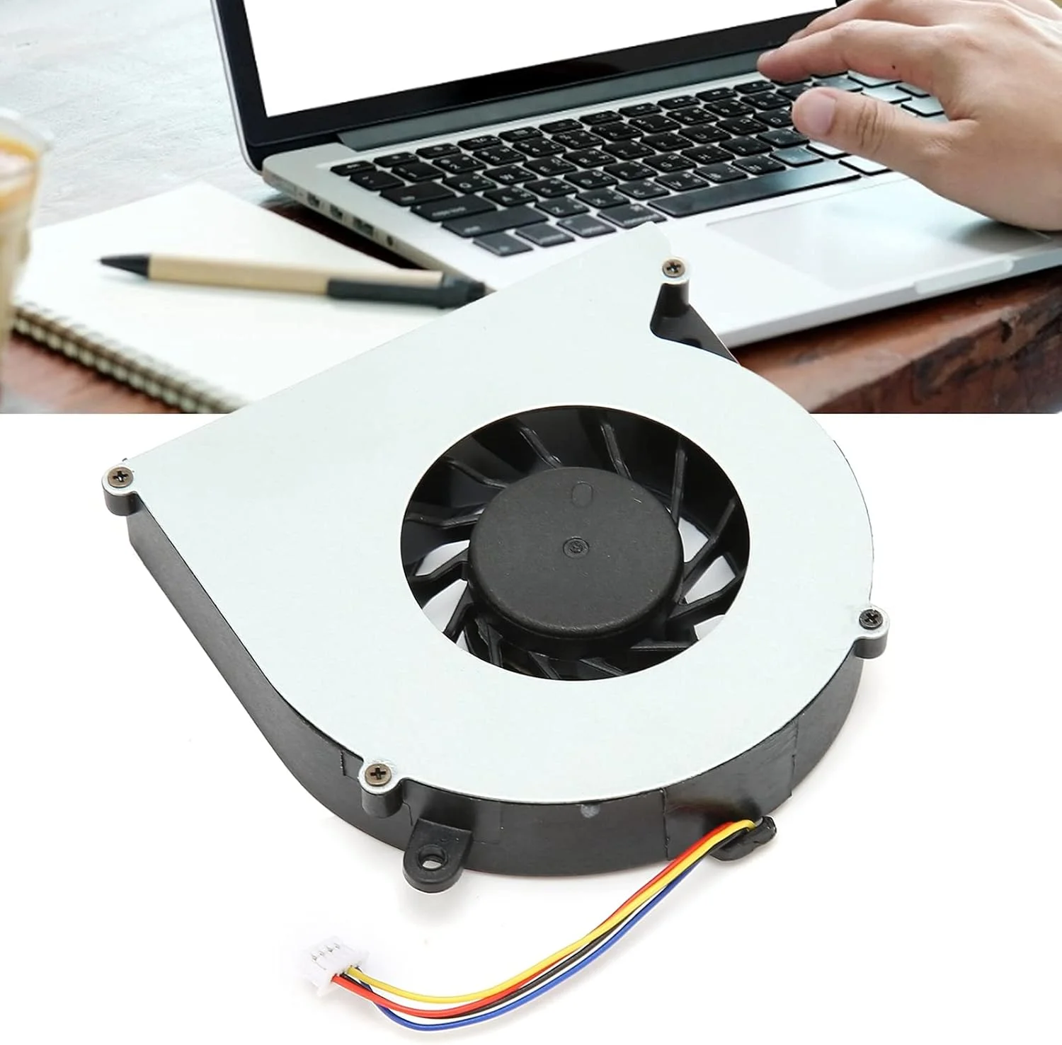 فن خنک کننده پردازنده، خنک کننده بادی پردازنده 4 پین، خنک کننده رادیاتور کامپیوتر با اتلاف حرارت قوی، برای HP 4530s/6460b/EliteBook/8460p/8470p فن خنک کننده پردازنده، خنک کننده بادی پردازنده 4 پین، خنک کننده رادیاتور کامپیوتر با اتلاف حرارت قوی، برای HP 4530s/6460b/EliteBook/8460p/8470p