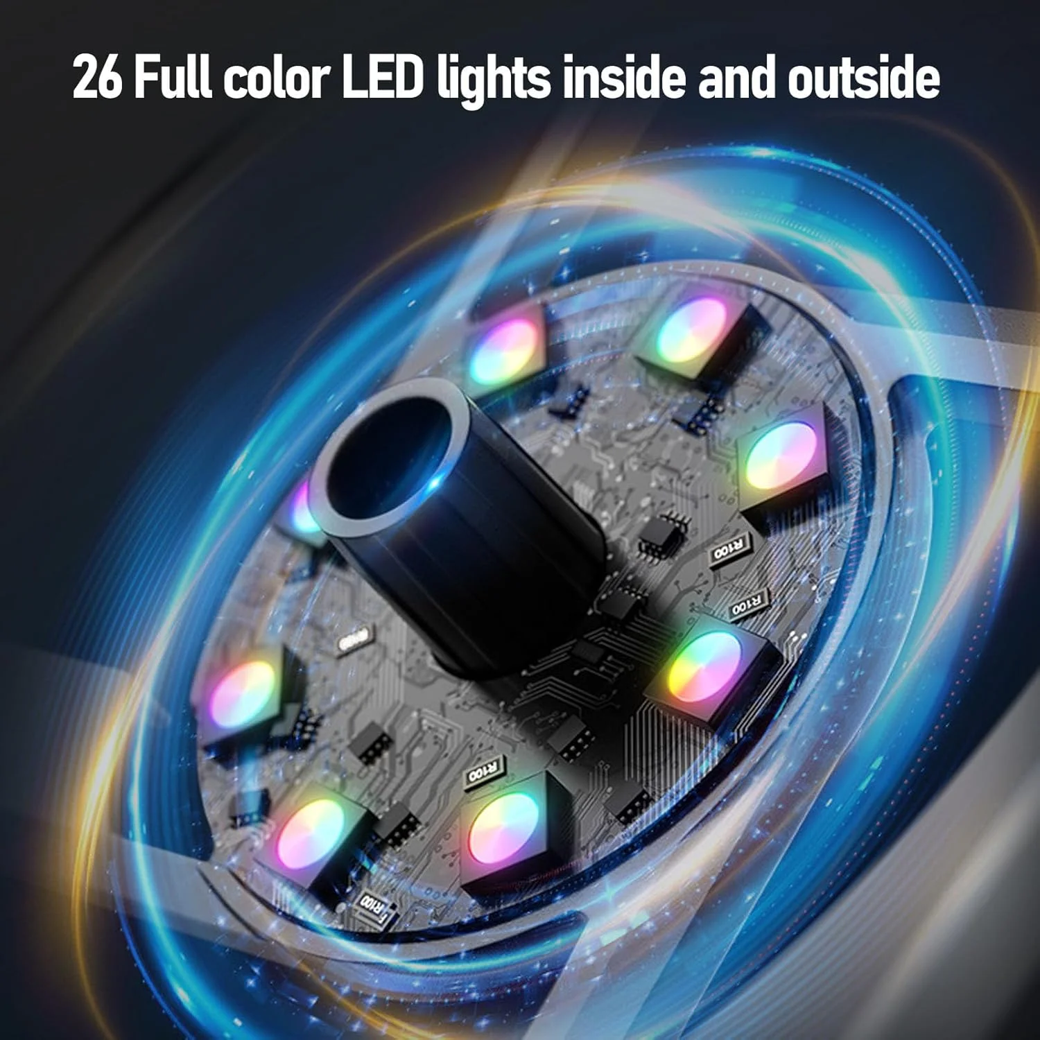 فن خنک کننده پردازنده 3 پین، فن خنک کننده پردازنده 120 میلی متری با 9 پره ARGB کنترل PWM 800 تا 1800 دور در دقیقه، فن خنک کننده کامپیوتر با نور LED، فن با پره های رو به جلو یا معکوس برای خنک کننده پردازنده