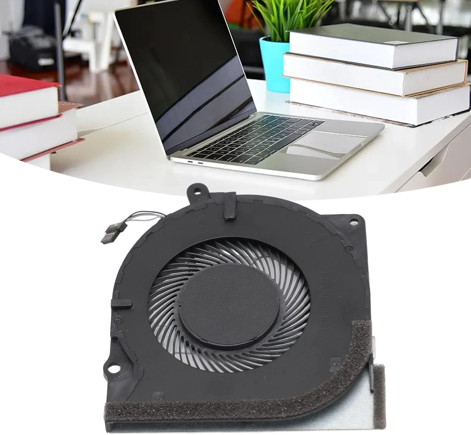 فن خنک کننده پردازنده، فن خنک کننده هوای پردازنده لپ تاپ 4 پین با اتلاف حرارت کارآمد، خنک کننده لپ تاپ قابل جابجایی برای سری Probook 430 G6 DC5V 0.5A، جمع و جور و سبک فن خنک کننده پردازنده، فن خنک کننده هوای پردازنده لپ تاپ 4 پین با اتلاف حرارت کارآمد، خنک کننده لپ تاپ قابل جابجایی برای سری Probook 430 G6 DC5V 0.5A، جمع و جور و سبک