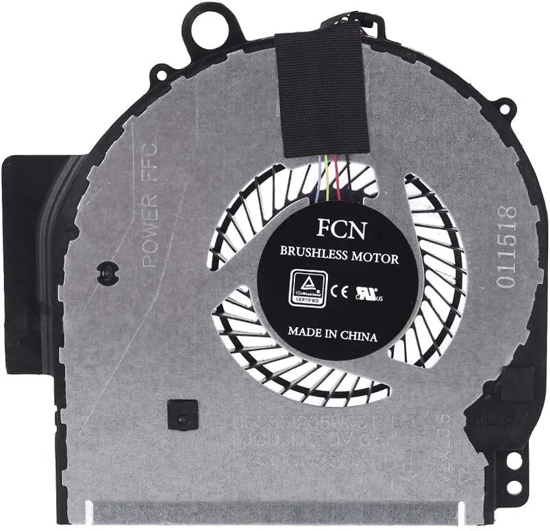 فن خنک کننده پردازنده، خنک کننده هوای مادربرد برای پاویلیون 14-BA مدل 924281-001 و 924282-001 با کنترل بی صدا