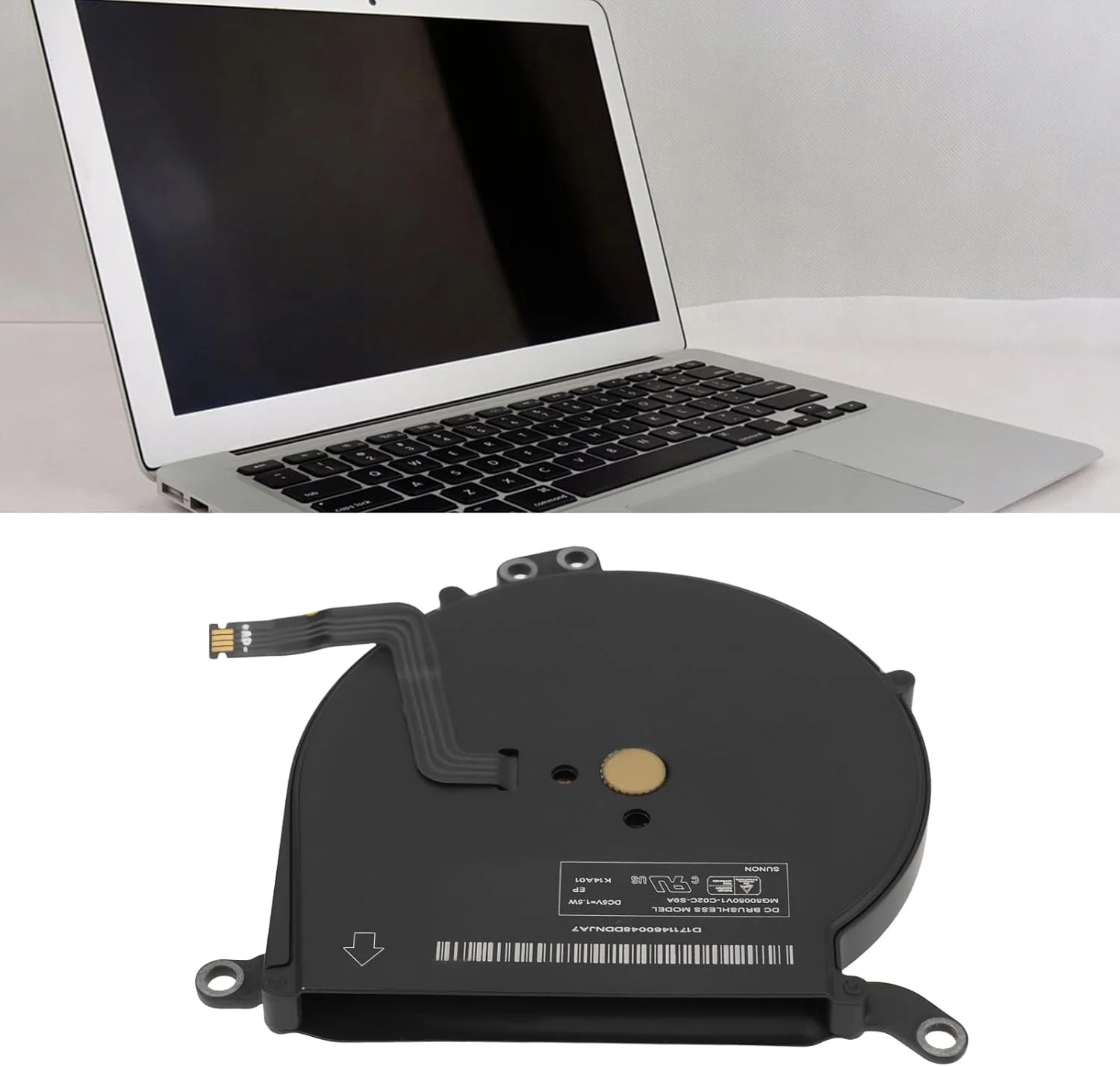 فن خنک کننده پردازنده لپ تاپ مناسب برای مک بوک ایر 13 اینچ مدل های A1369 و A1466