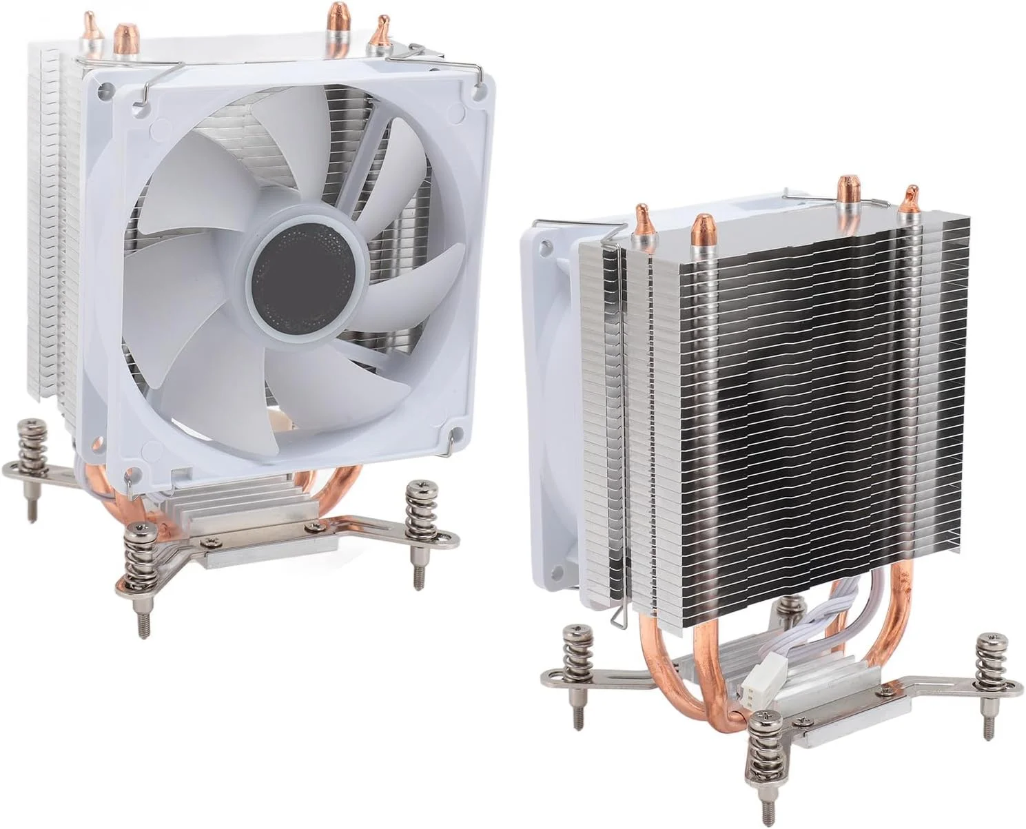 خنک کننده بادی پردازنده Cuifati با توان حرارتی 230 وات، 3 پین 12 ولت DC و سرعت 2000 دور در دقیقه، دارای بلبرینگ هیدرولیک و فن 90 میلی متری برای پردازنده های اینتل 775 1150 1151 1155 1156 1200 1700