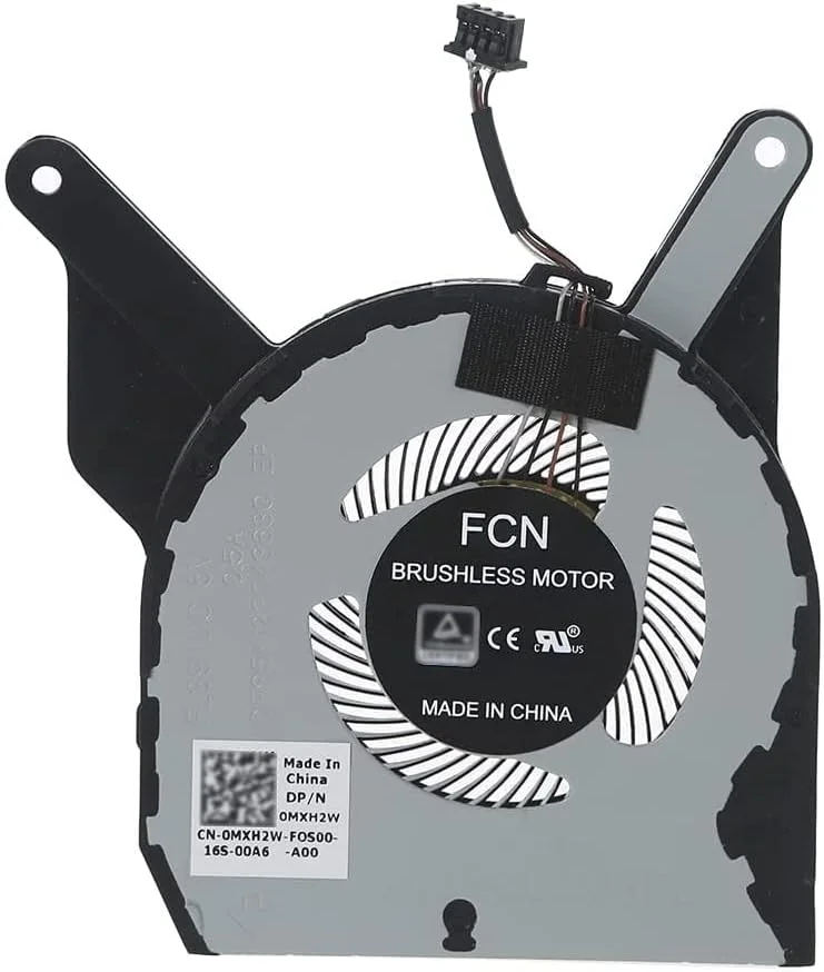 فن خنک کننده پردازنده لپ تاپ DC28000MRFL، خنک کننده هوای مادربرد، مناسب برای Dell Latitude 5400 CN-0MXH2W، کنترل بی صدا و آرام حرارت