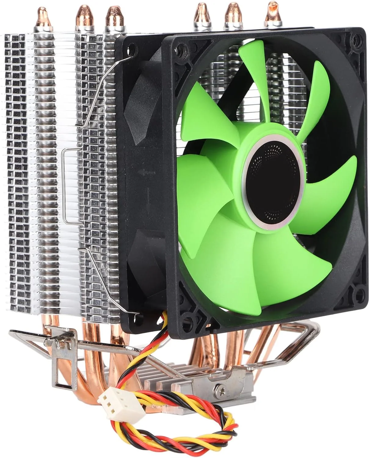 خنک کننده پردازنده، فن پردازنده با سازگاری گسترده 4 لوله حرارتی عملکرد پایدار جریان هوای 38 CFM برای مصارف خانگی (تک فن)