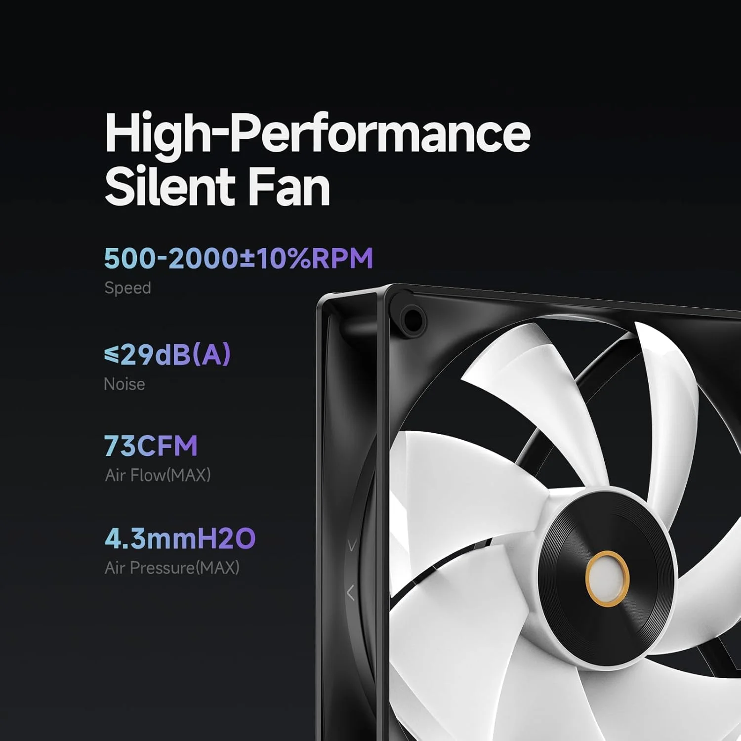 خنک کننده پردازنده دلتا A40، عملکرد بالا 260 وات TDP، 6 لوله حرارتی مسی، دو برج خنک کننده ARGB پردازنده با فن های 120 میلی متری PWM ARGB برای Intel 1851/1700/1150/1151/1200، AMD Am4/Am5 (خنک کننده پردازنده دلتا A40 ARGB)