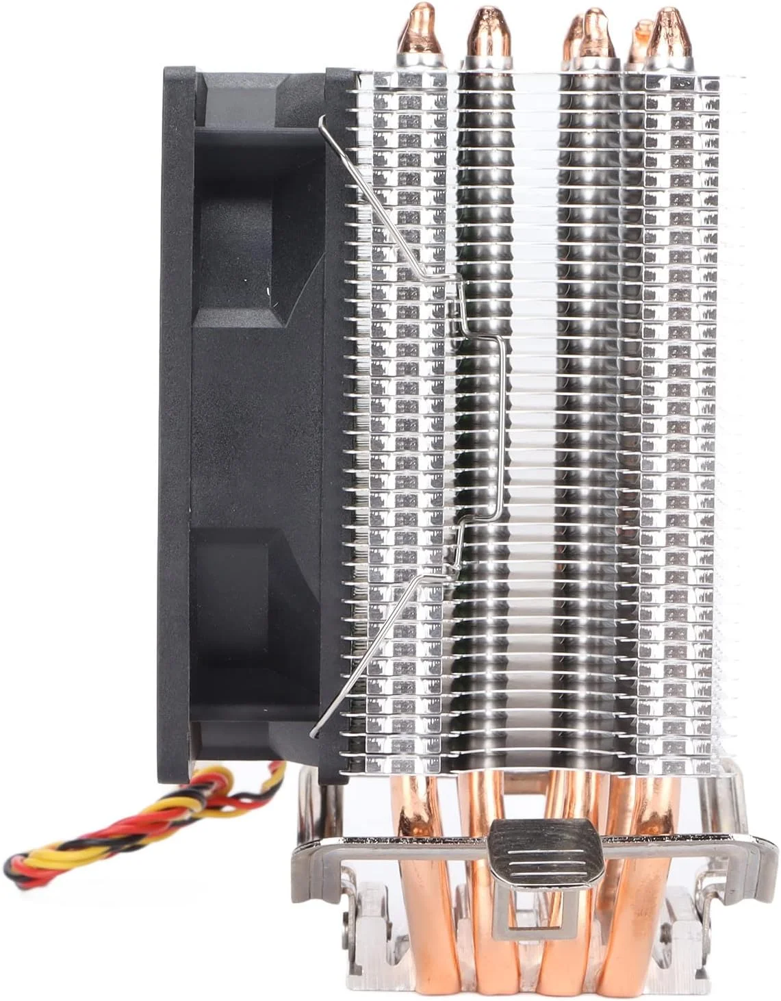 خنک کننده پردازنده، فن پردازنده با سازگاری گسترده 4 لوله حرارتی عملکرد پایدار جریان هوای 38 CFM برای مصارف خانگی (تک فن)