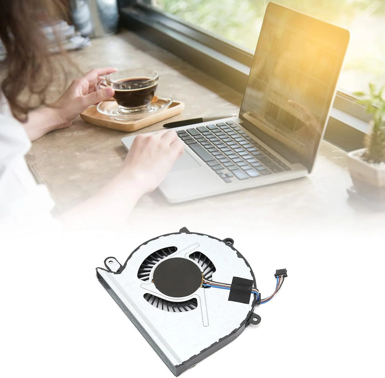 فن خنک کننده پردازنده، خنک کننده بادی پردازنده 4 پین، رادیاتور خنک کننده کامپیوتر با اتلاف حرارت قوی، برای HP Pavilion 15-cd / 15-cc / 17-ar/Tpn-q190 فن خنک کننده پردازنده، خنک کننده بادی پردازنده 4 پین، رادیاتور خنک کننده کامپیوتر با اتلاف حرارت قوی، برای HP Pavilion 15-cd / 15-cc / 17-ar/Tpn-q190