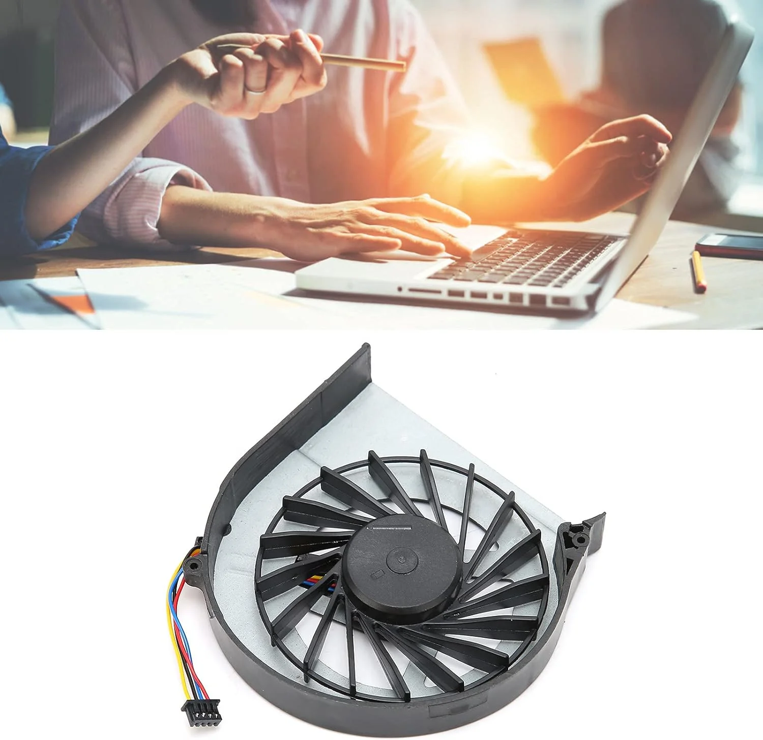 فن خنک کننده پردازنده، خنک کننده بادی پردازنده 4 پین، رادیاتور خنک کننده کامپیوتر با اتلاف حرارت قوی، برای HP Pavilion G6-2040nr / G6-2040ca / G6-2040eb / G6-2040ec فن خنک کننده پردازنده، خنک کننده بادی پردازنده 4 پین، رادیاتور خنک کننده کامپیوتر با اتلاف حرارت قوی، برای HP Pavilion G6-2040nr / G6-2040ca / G6-2040eb / G6-2040ec