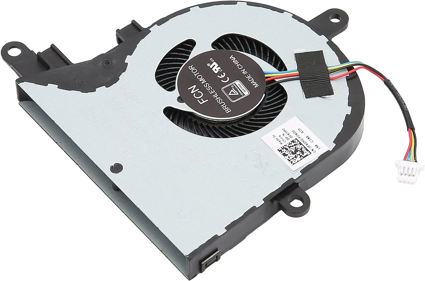 فن خنک کننده پردازنده کامپیوتر، رادیاتور خنک کننده هوا، 4 پین، سازگار با لپ تاپ های DELL، DC 5V/0.5A، عملکرد بی صدا فن خنک کننده پردازنده کامپیوتر، رادیاتور خنک کننده هوا، 4 پین، سازگار با لپ تاپ های DELL، DC 5V/0.5A، عملکرد بی صدا