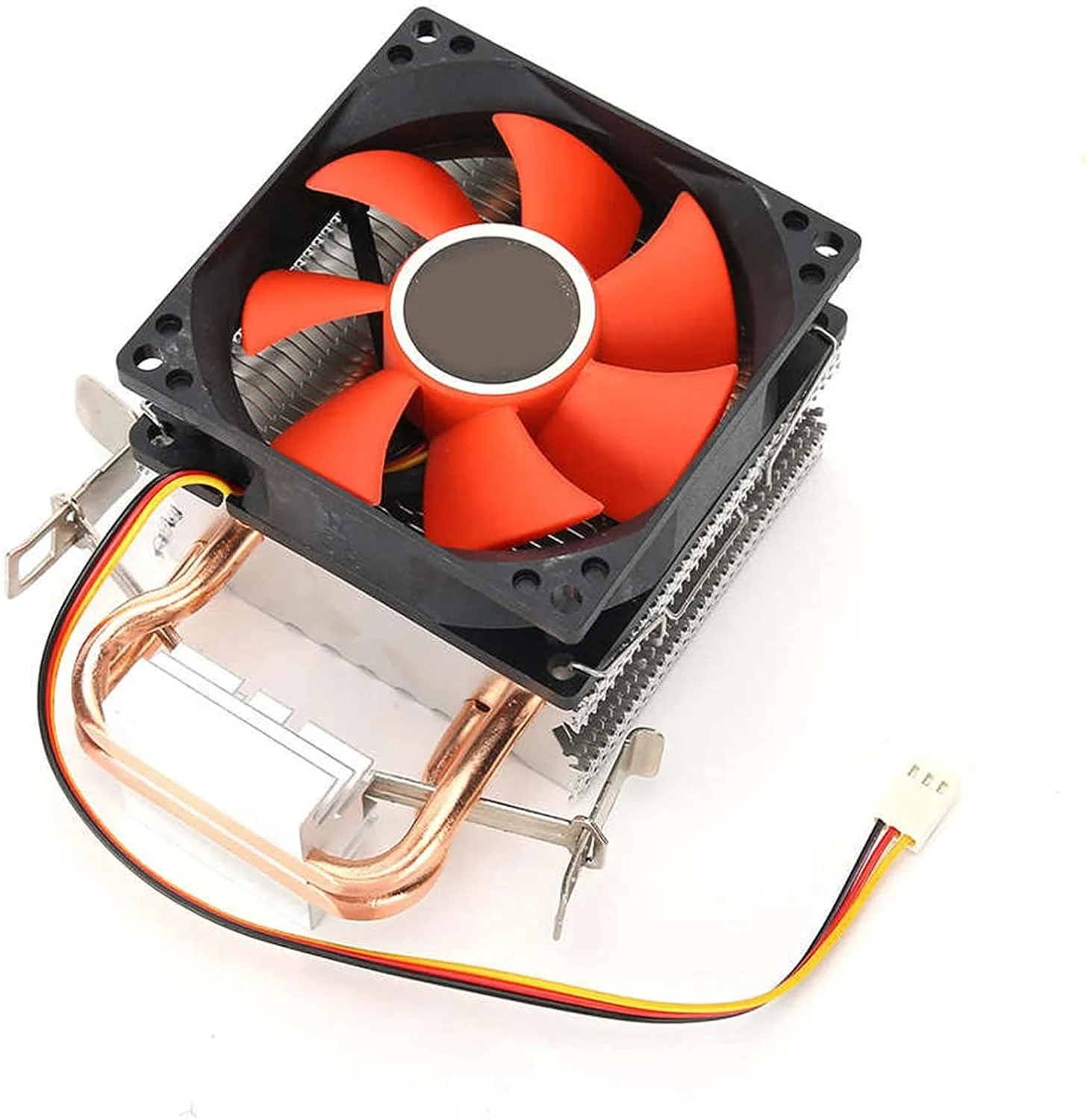 فن کیس کامپیوتر، 1 عدد مینی خنک کننده پردازنده، 2 لوله حرارتی با جریان هوای بالا و فن رادیاتور کم صدا برای 775AMD/1155Intel