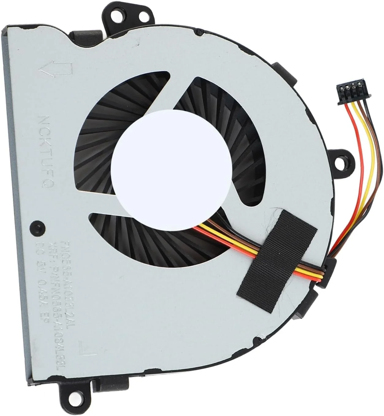 خنک کننده بادی پردازنده لپ تاپ Cryfokt با فن 4 پین برای مدل های 15‑DA 15‑DB ‑DI ‑DR 15Q‑DX 15T‑DS 250 255 256 G7 با طراحی پره/بال منحصر به فرد