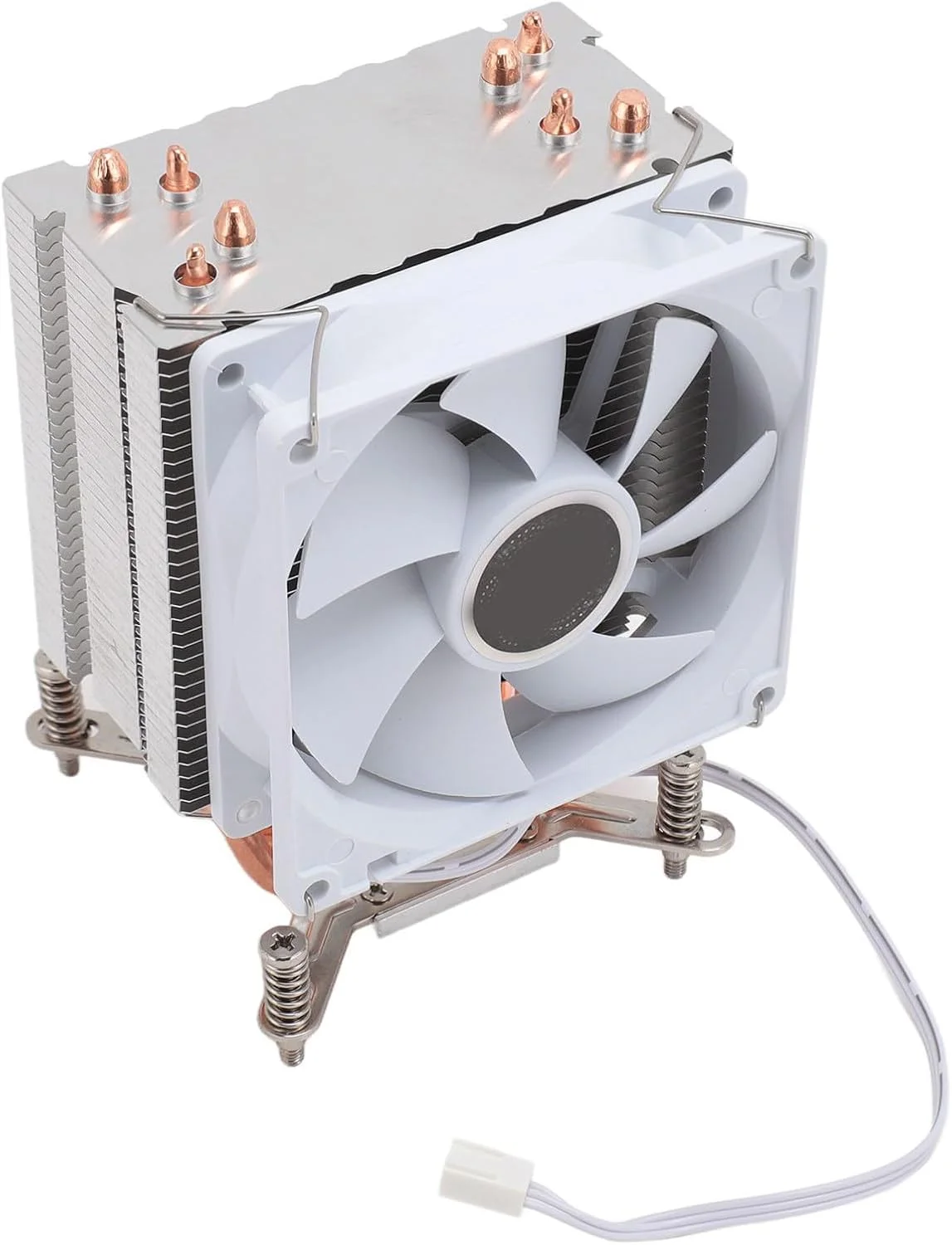 فن خنک کننده پردازنده کم صدا Cryfokt برای مادربرد 2011، سرعت 2000±10% دور در دقیقه، جریان هوای 48CFM، خنک کننده بادی پردازنده با بلبرینگ هیدرولیک برای کامپیوتر رومیزی