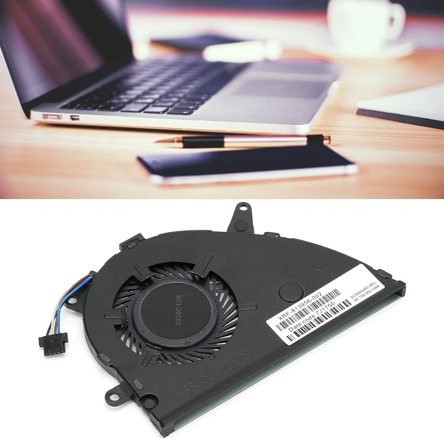 خنک کننده بادی پردازنده Cryfokt با اتصال برق 4 سیمه برای لپ تاپ، عملکرد خنک کننده