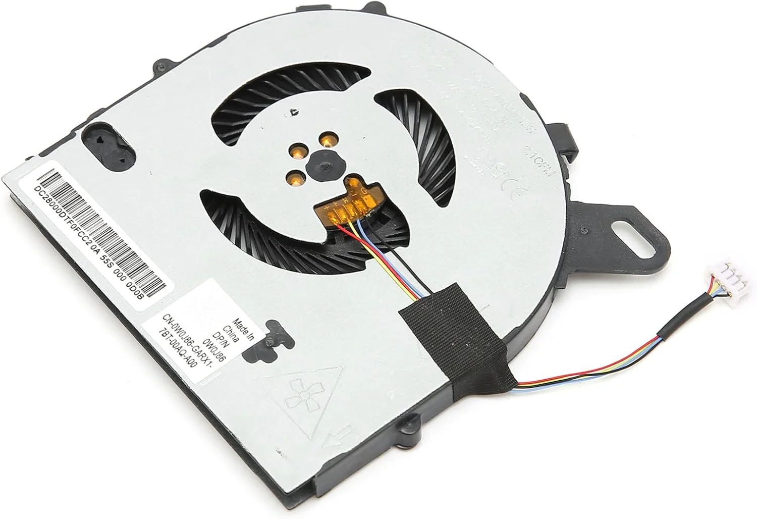 فن های کامپیوتر SIXRUN، آلیاژ آلومینیوم، خنک کننده هوای پردازنده قوی برای لپ تاپ های 15-7572/7560/Vostro 5468/5568 فن های کامپیوتر SIXRUN، آلیاژ آلومینیوم، خنک کننده هوای پردازنده قوی برای لپ تاپ های 15-7572/7560/Vostro 5468/5568