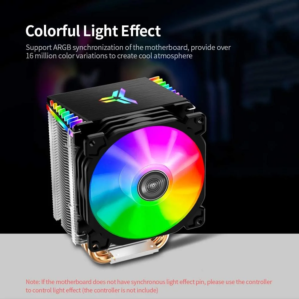 خنککننده پردازنده Eacam CR-1400، فن PWM 4 پین، 4 لوله حرارتی، فن خنککننده پردازنده ARGB 5 ولت خنککننده پردازنده Eacam CR-1400، فن PWM 4 پین، 4 لوله حرارتی، فن خنککننده پردازنده ARGB 5 ولت