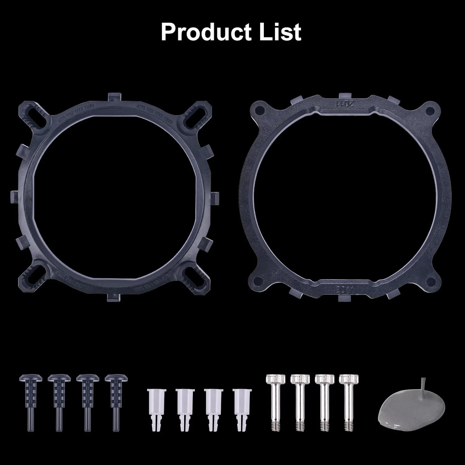 خنک کننده پردازنده DS ARGB مشکی، پشتیبانی از ASUS Aura و Mystic Light Control (سری C)